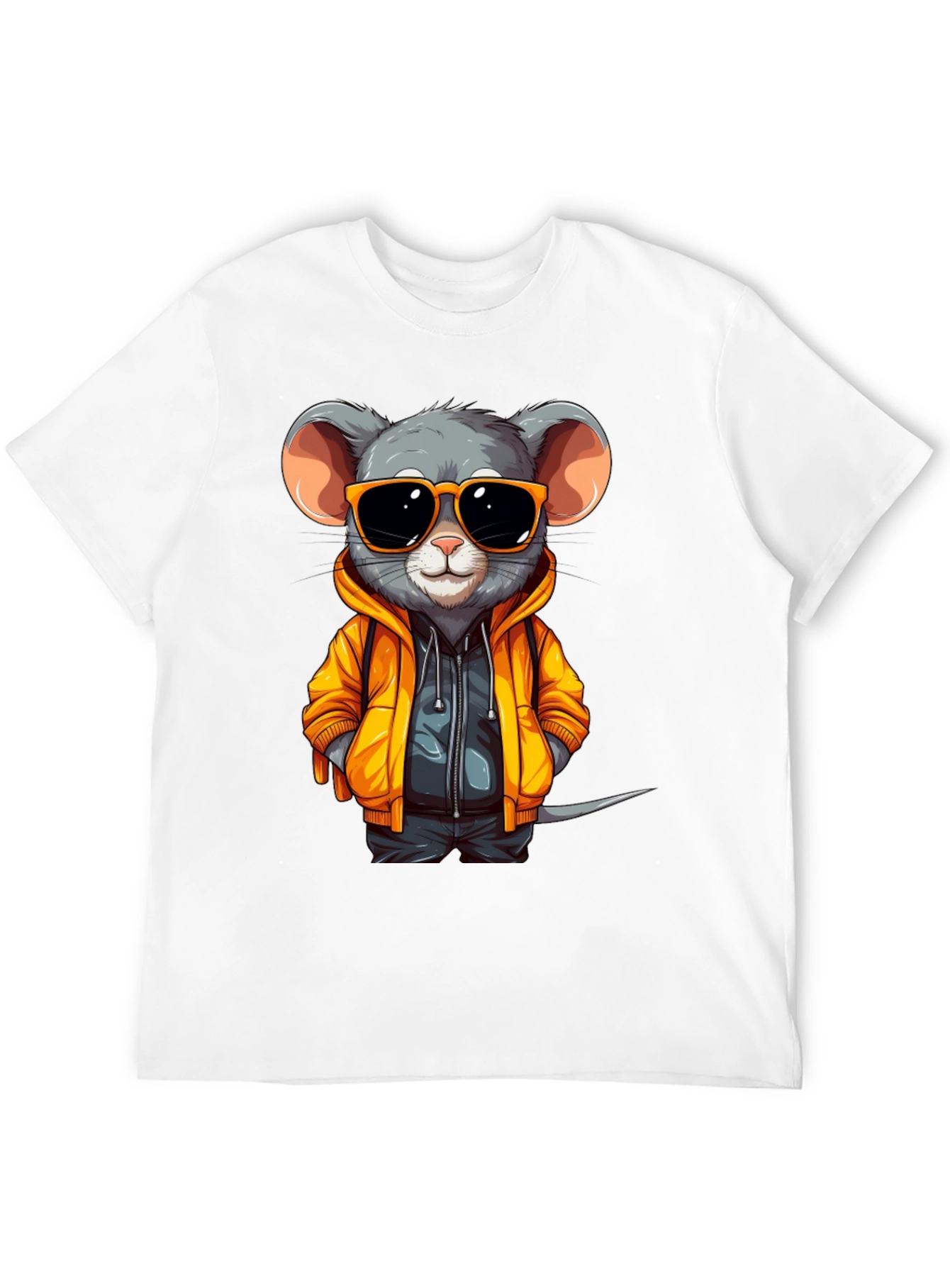 Black Cool Mouse T-Shirt: Fun, Stylish, and Unique! view 12