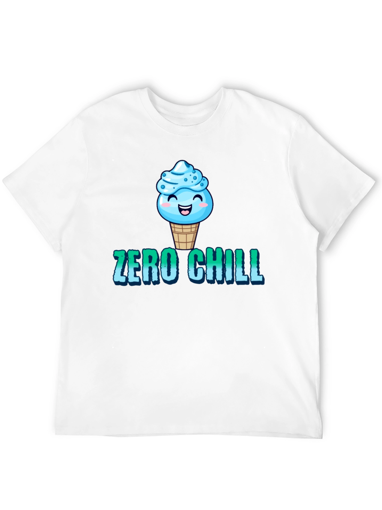 Black Zero Chill Ice Cream Graphic Tee view 12