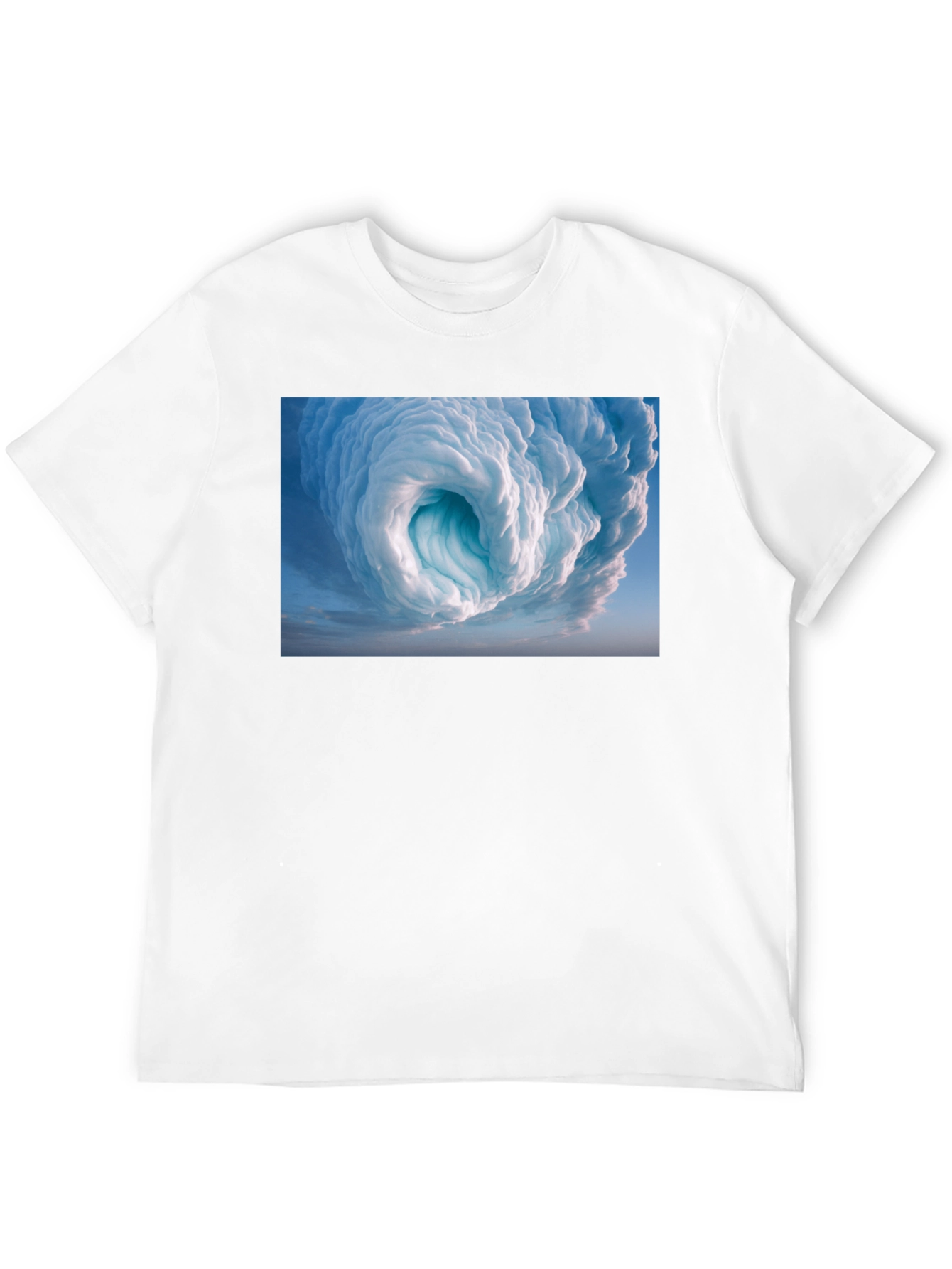 Black Cloud Vortex Graphic Tee - Black view 12