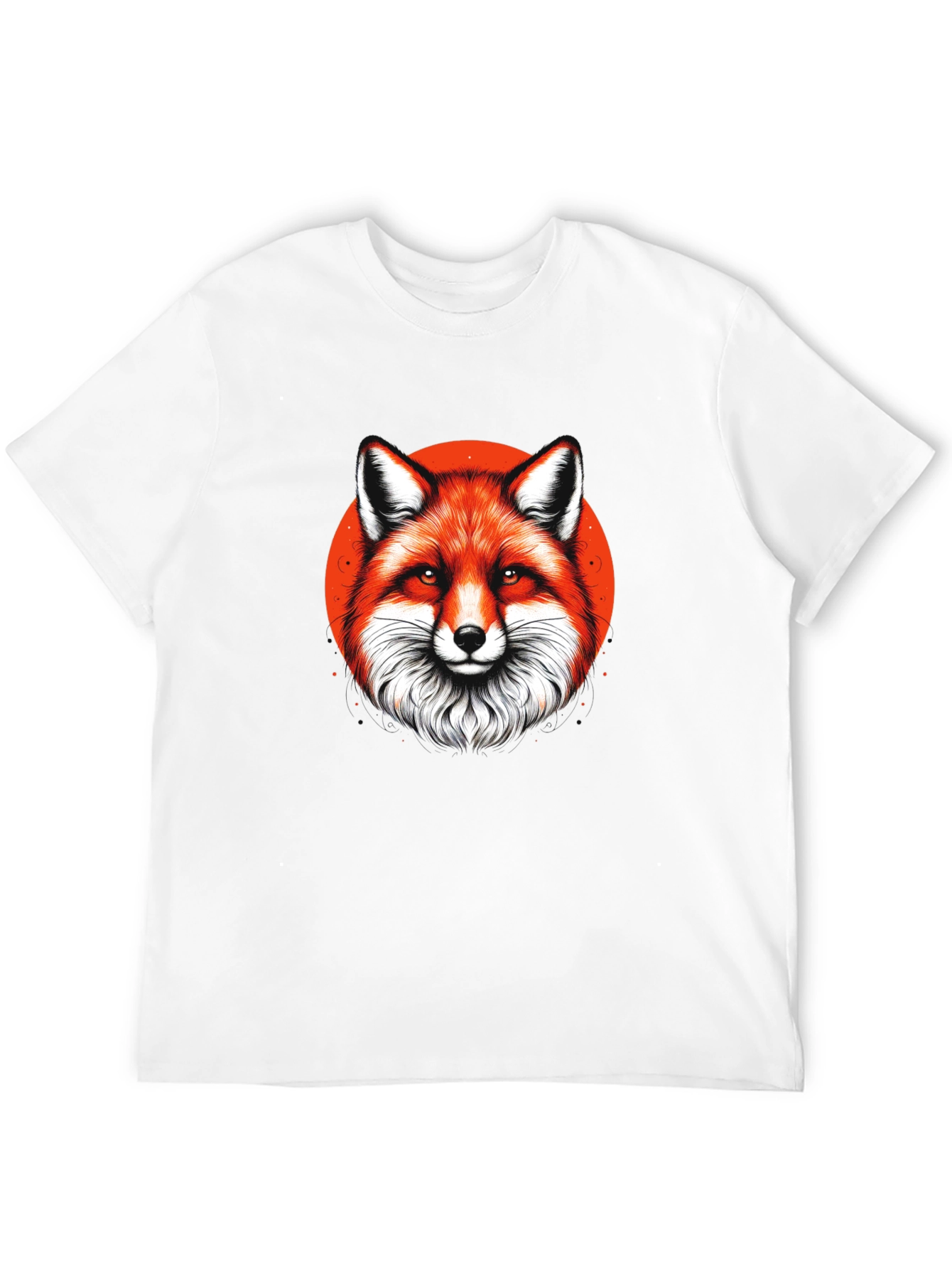 Black Fox Graphic Black T-Shirt - Stylish Animal Tee view 12