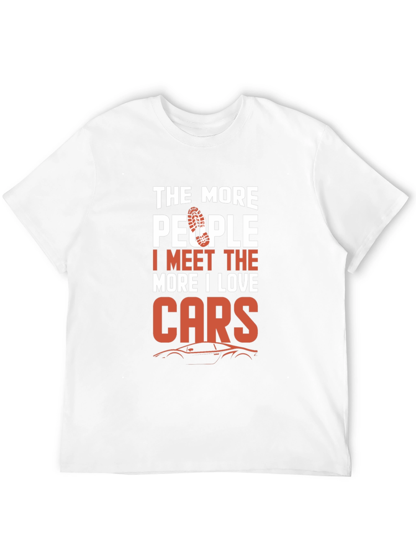 Black The More People I Meet I Love Cars T-Shirt view 12