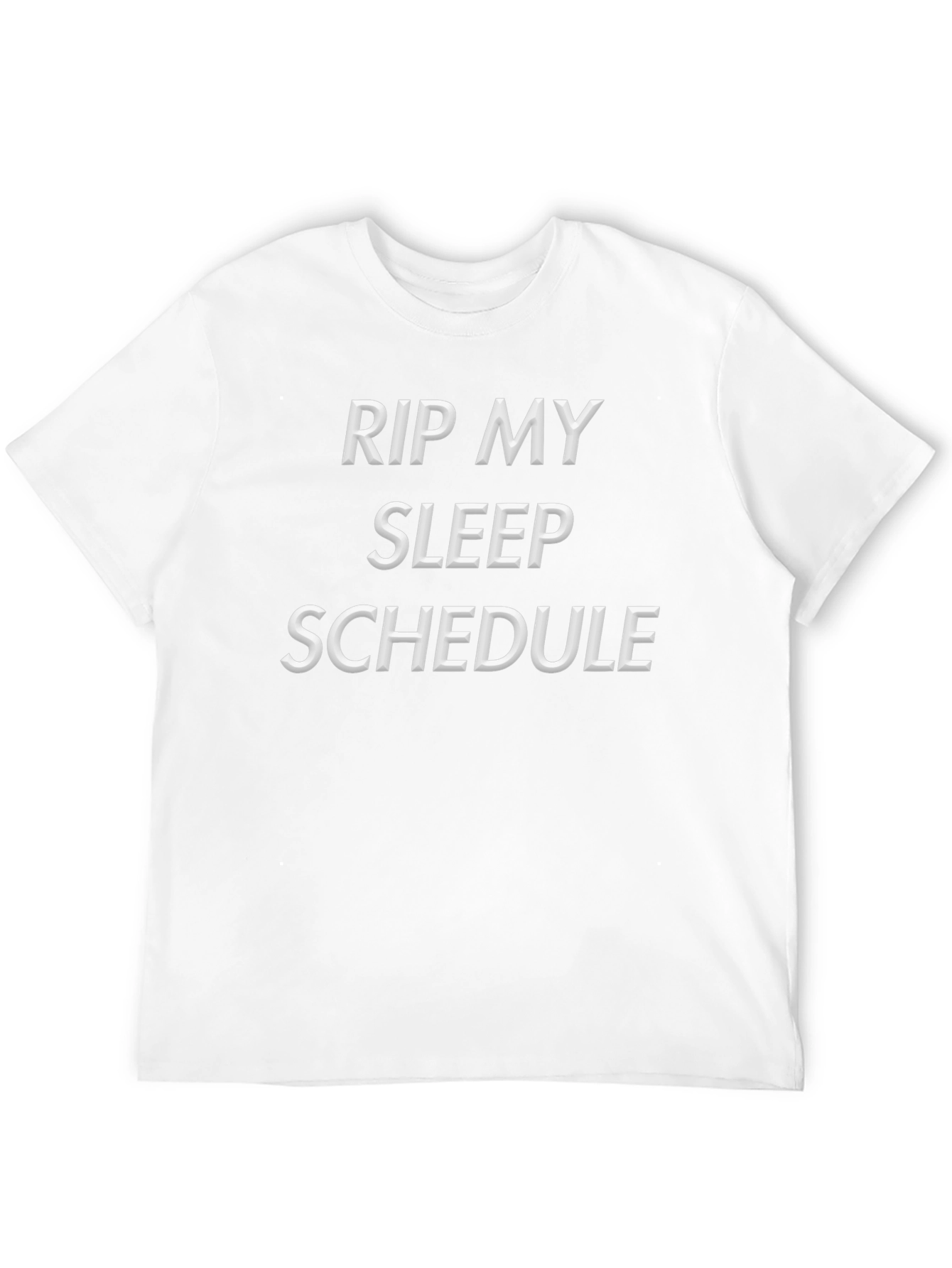 Black RIP My Sleep Schedule Graphic Tee view 12