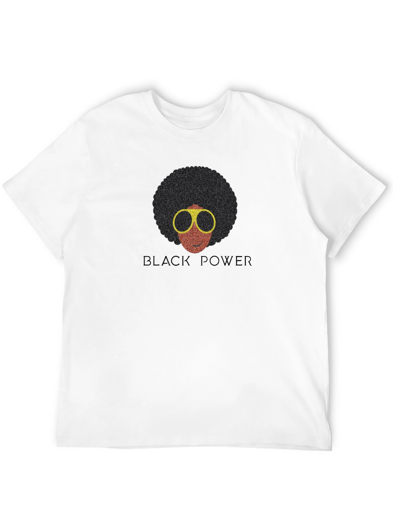 Black Power Afro T-Shirt - Retro Style - 12