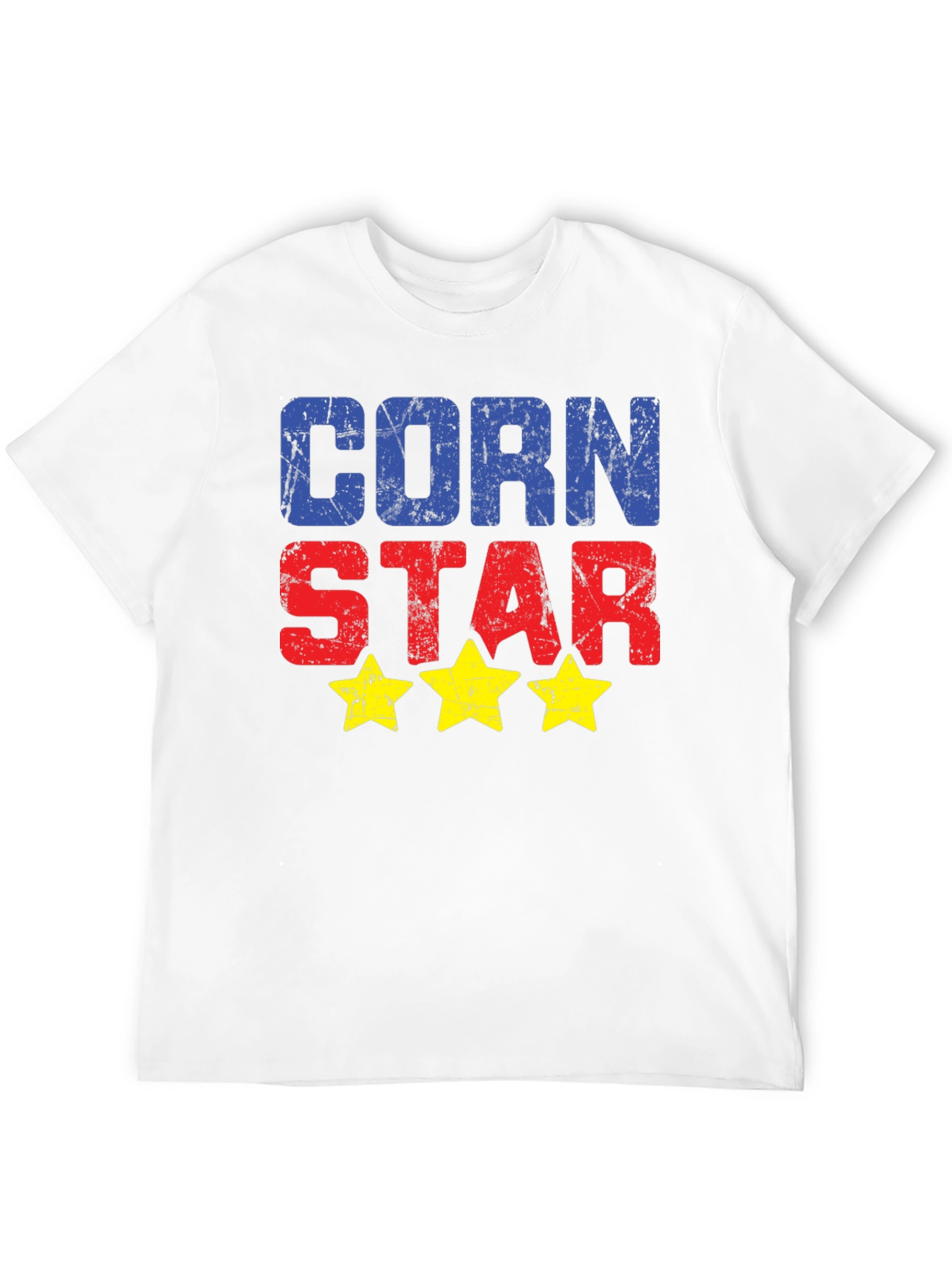 Black Corn Star Graphic Tee - Novelty T-Shirt view 12