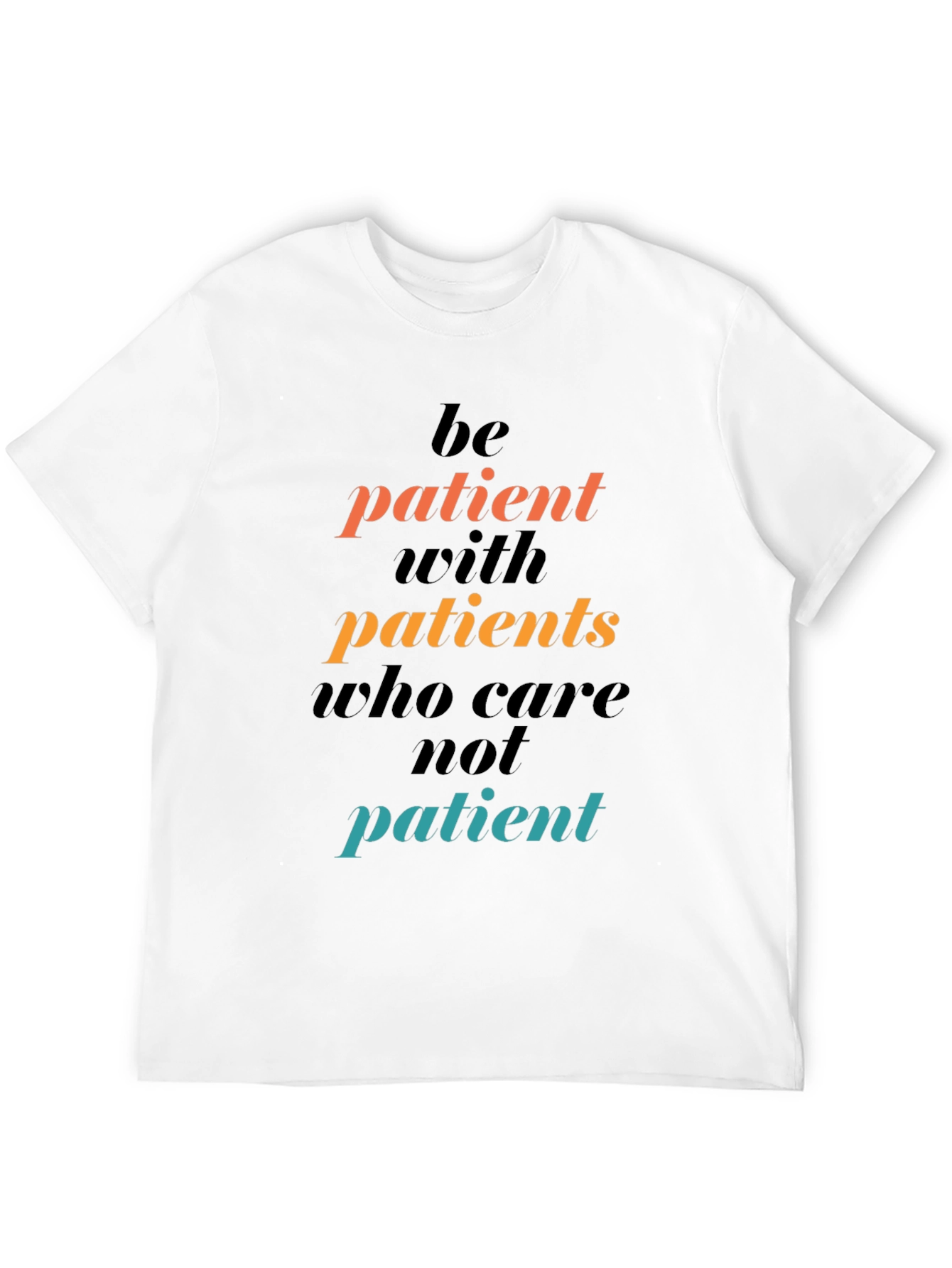 Black Be Patient Graphic T-Shirt - Relaxed Fit view 12