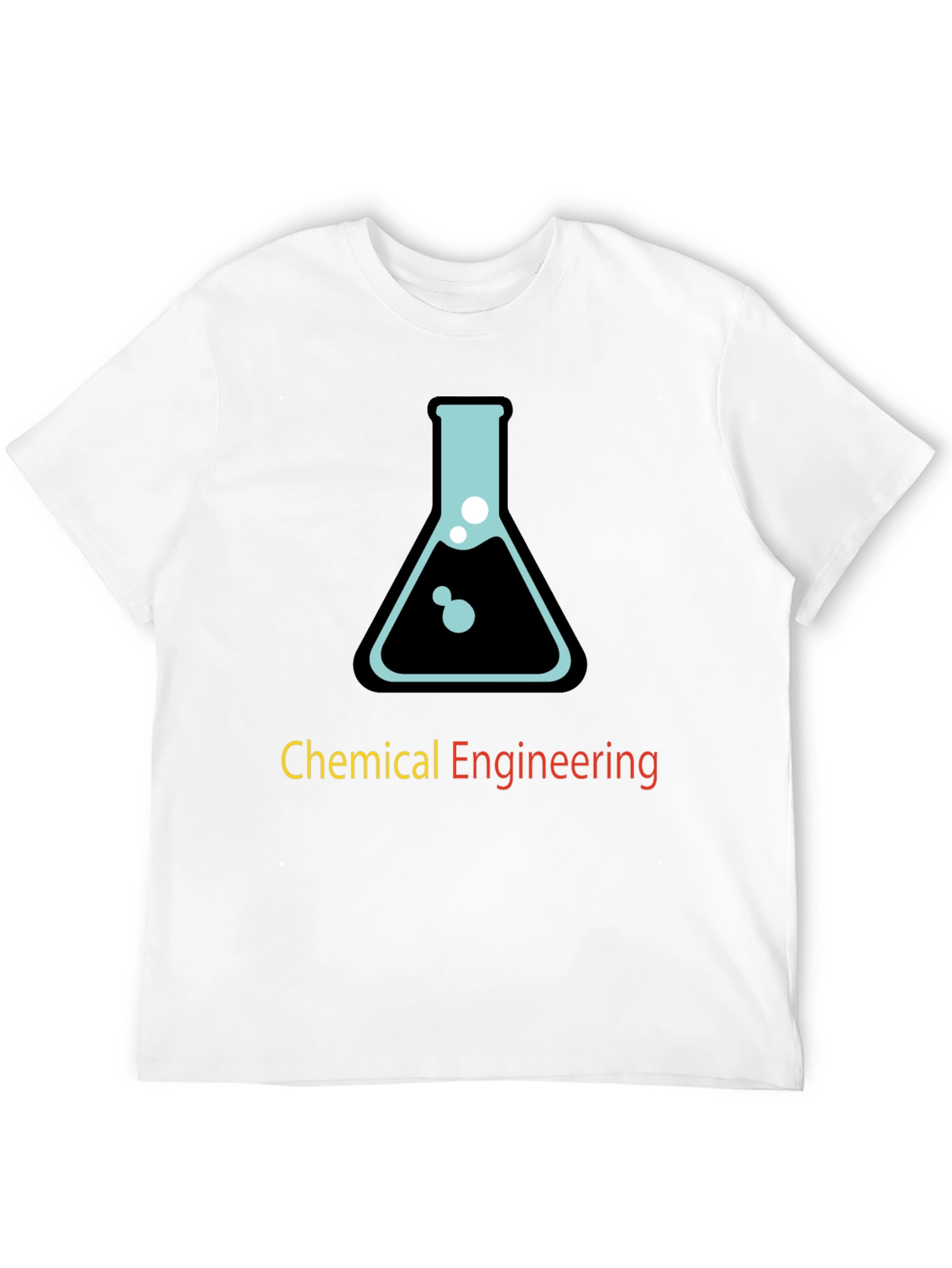 Black Chemical Engineering T-Shirt - Science Lab Design view 12