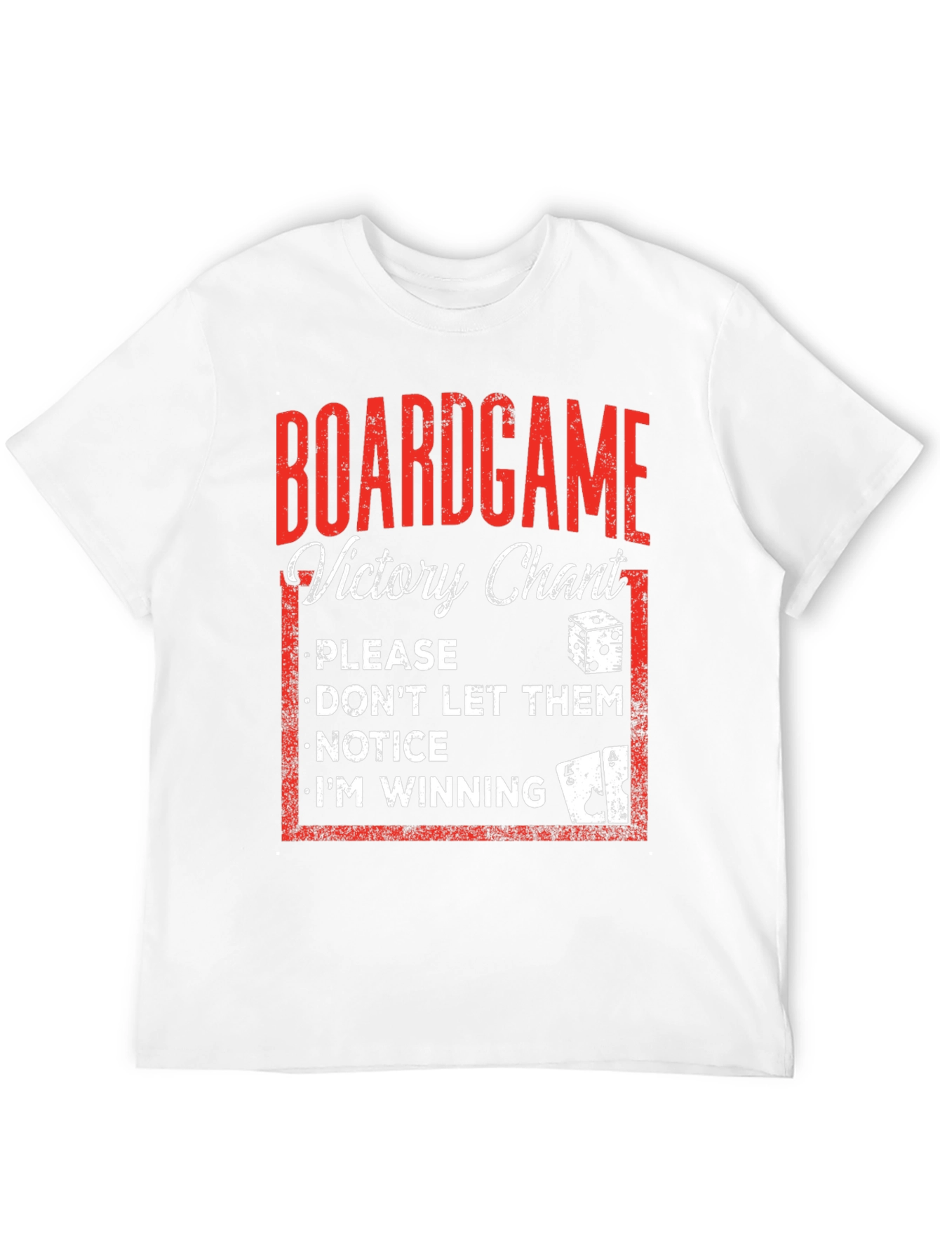 Boardgame Victory Chant T-Shirt - Funny Game Night Apparel - 12