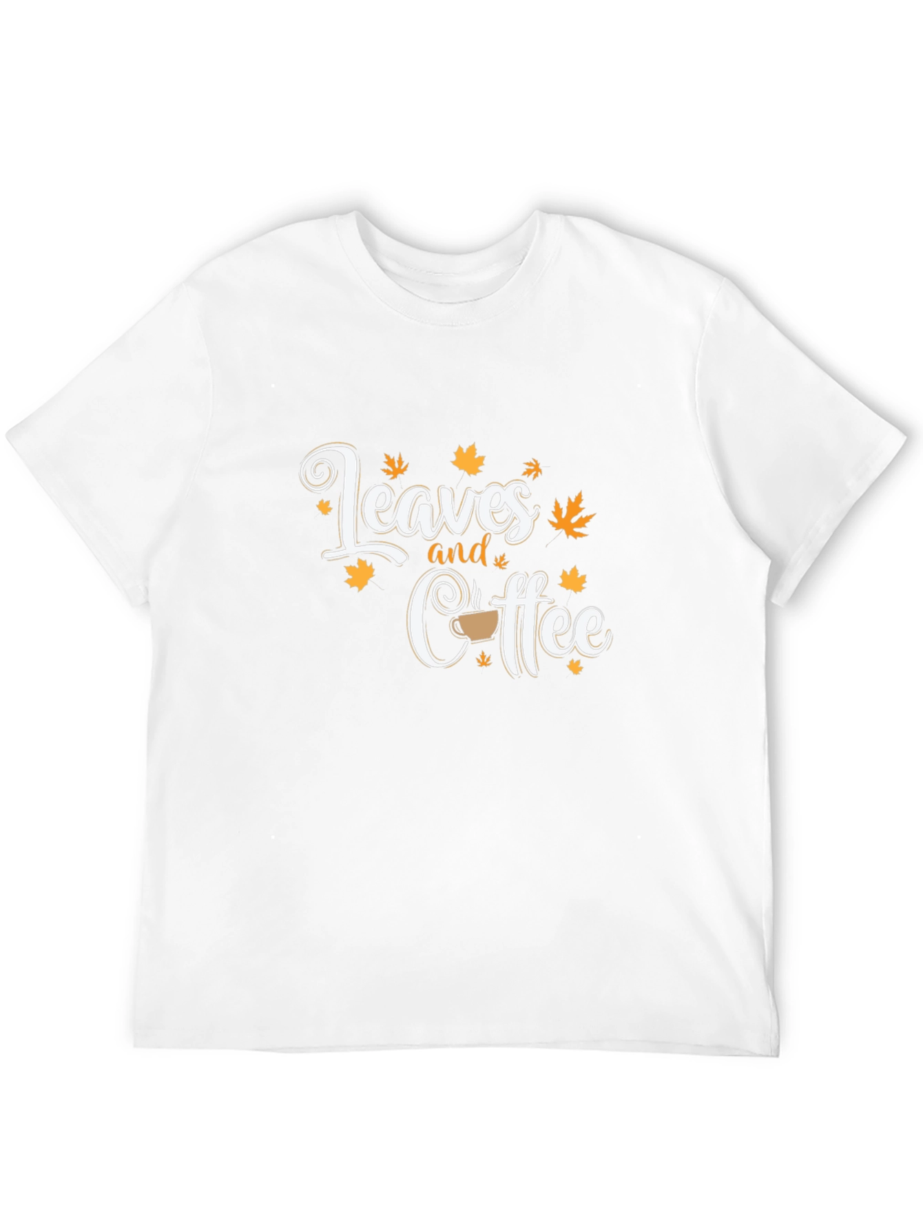 Black Leaves and Coffee T-Shirt - Autumn Vibes view 12