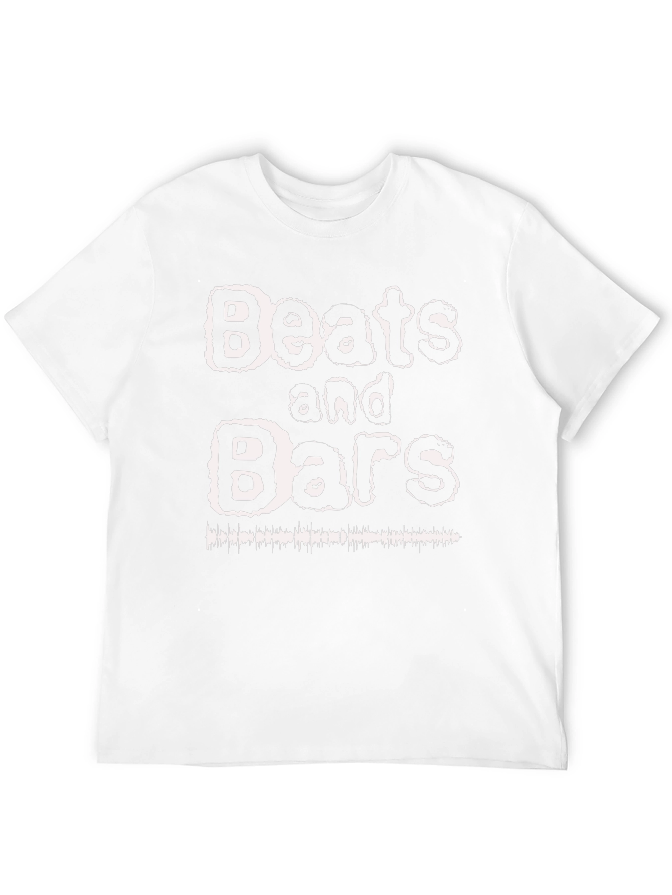 Black Beats and Bars Graphic Print Black T-Shirt view 12