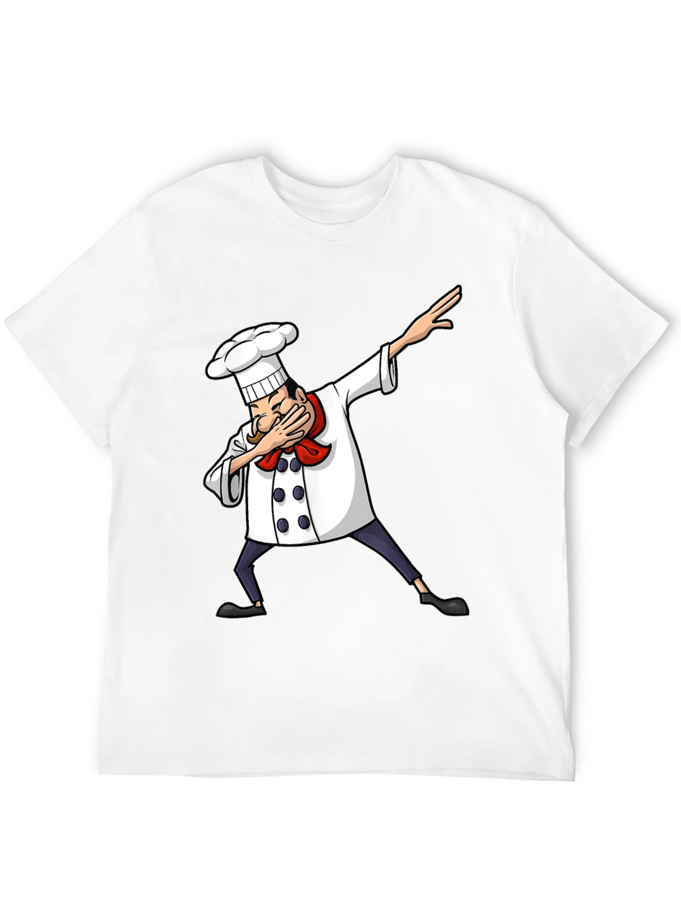 Black Dabbing Chef T-Shirt Funny Cooking Tee view 12