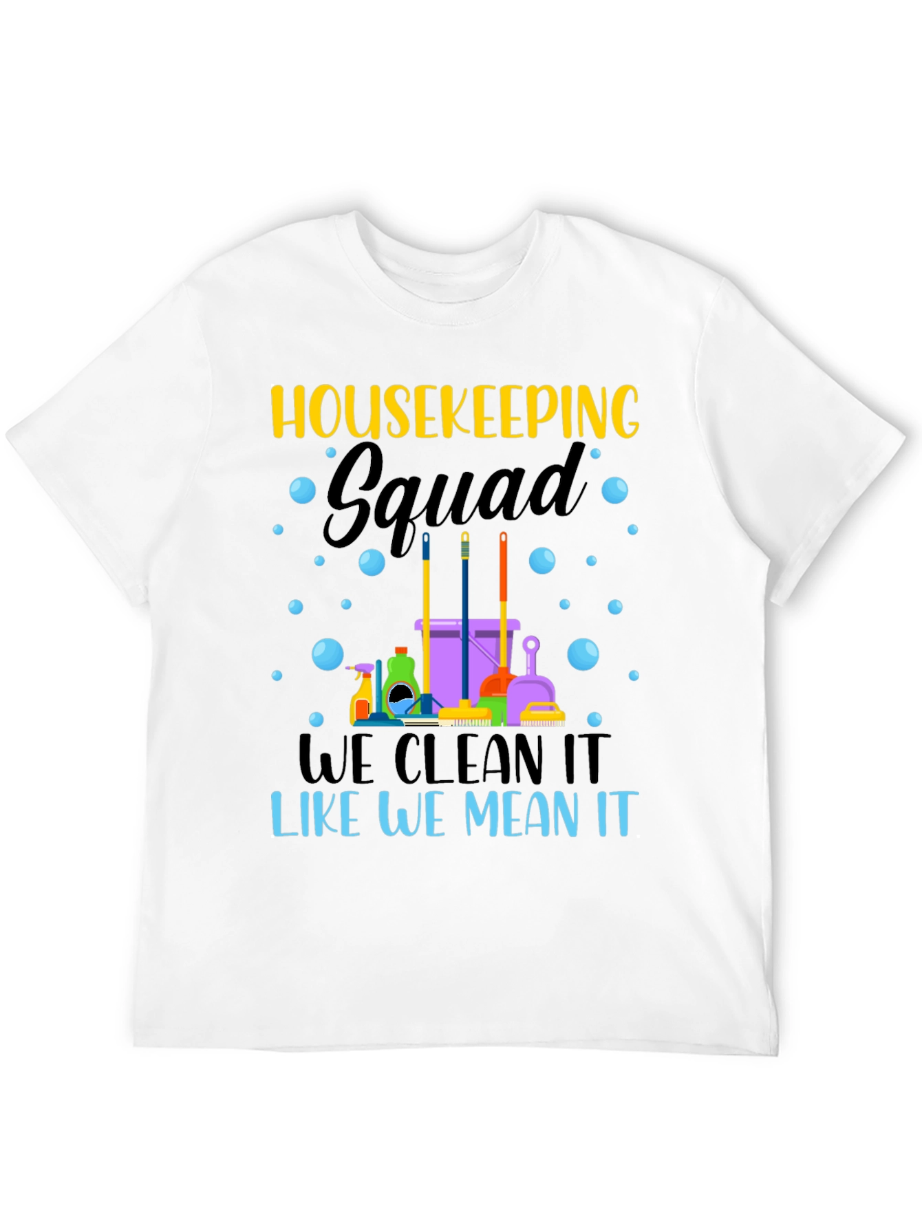 Black Housekeeping Squad Graphic Tee view 12