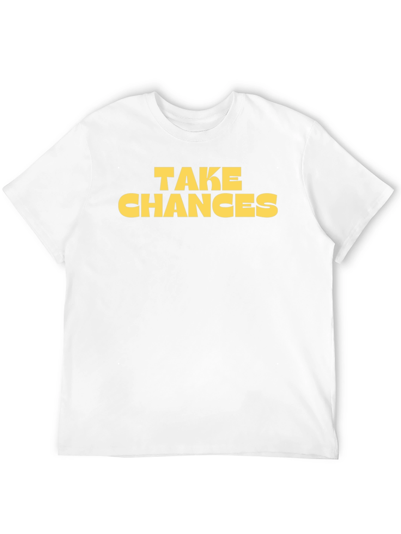 Black Take Chances Graphic Tee - Bold Statement Shirt view 12