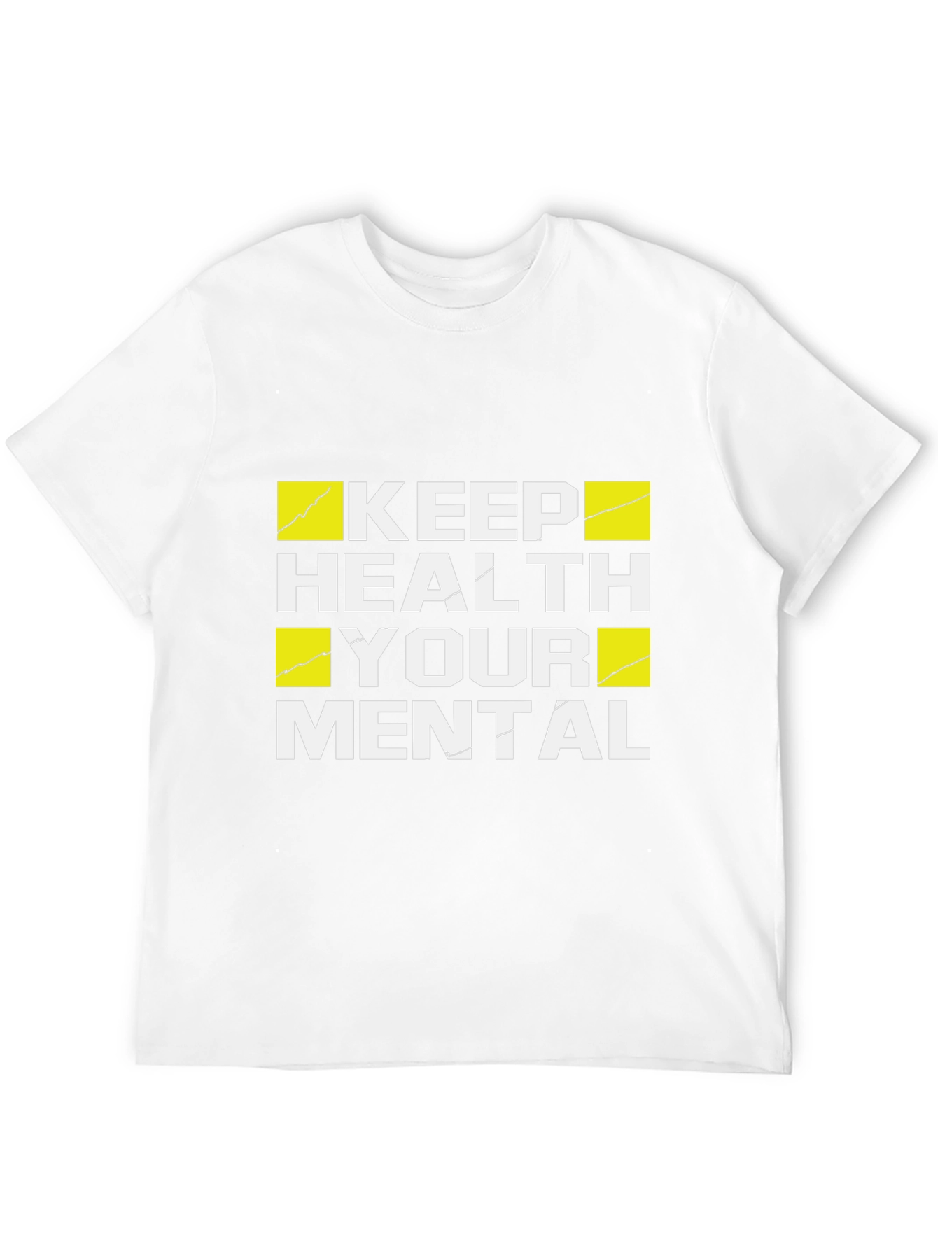 Black Keep Healthy Your Mental T-Shirt view 12