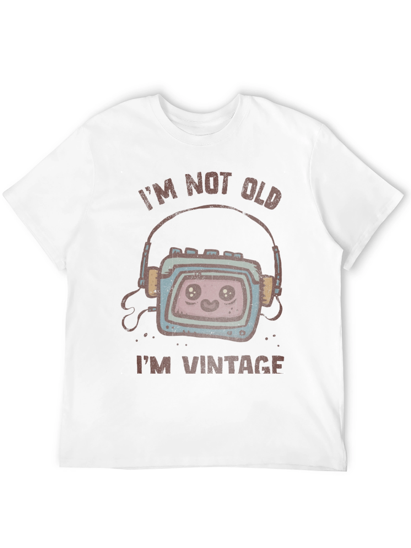 Black I'm Not Old, I'm Vintage Graphic T-Shirt view 12