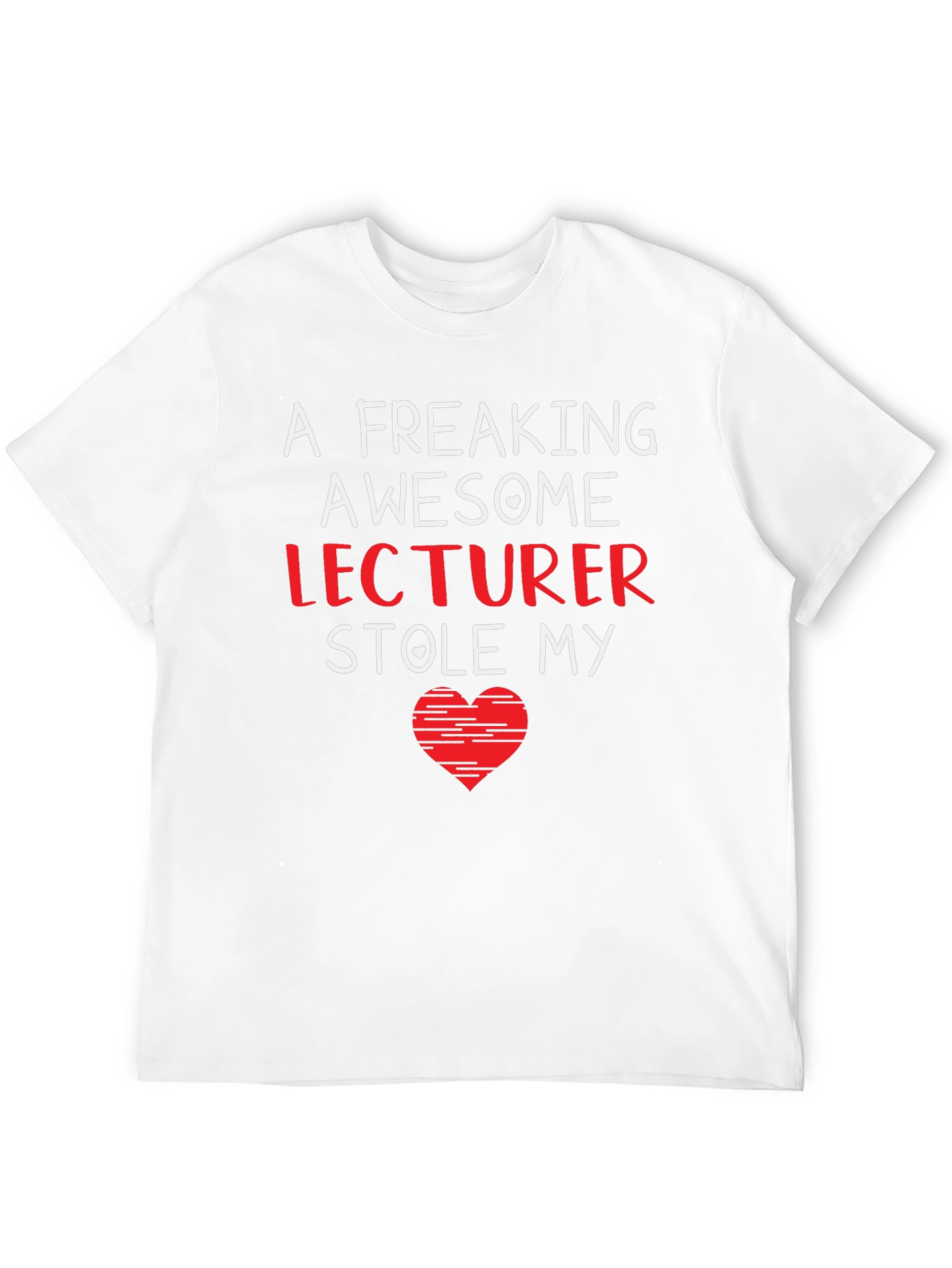 Black Awesome Lecturer Stole My Heart T-Shirt view 12