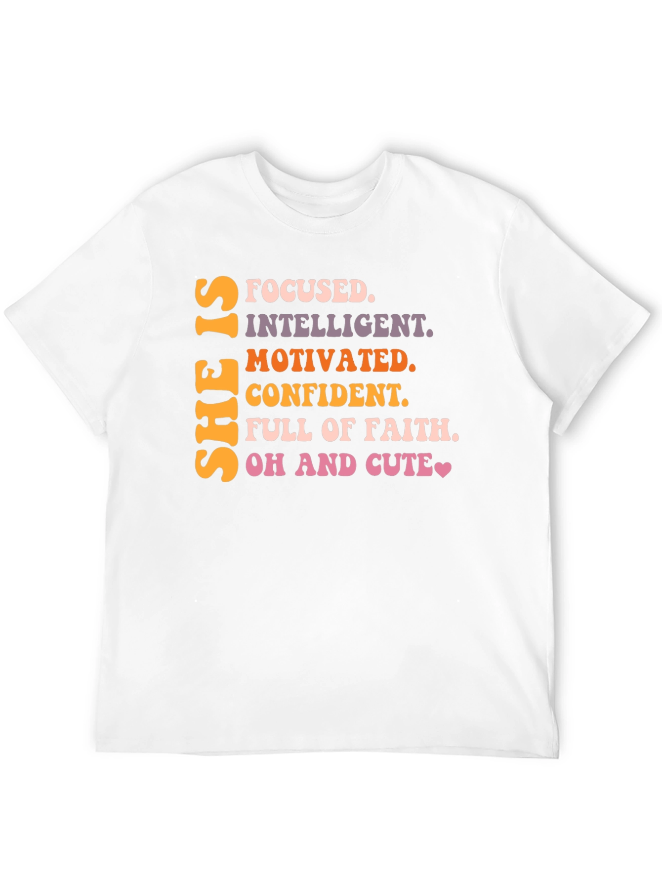 Black Empowered Women's T-Shirt: Focused, Intelligent, Motivated view 12