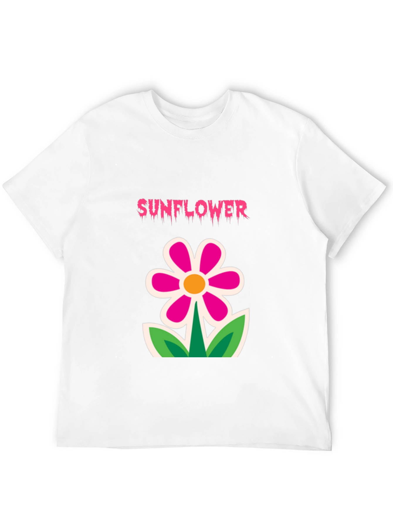 Black Sunflower Graphic Tee - Fun Floral Design view 12