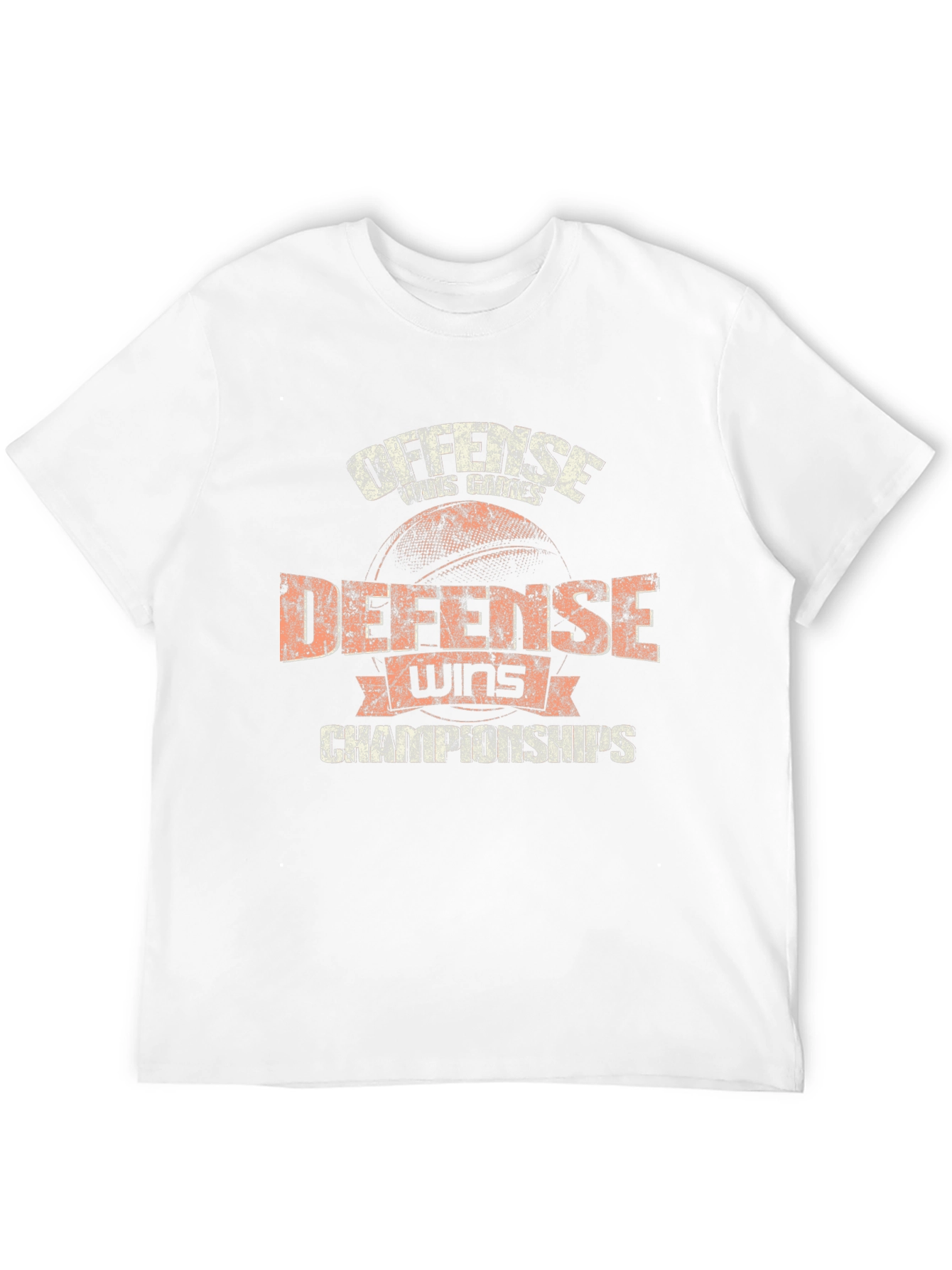 Black Offense Wins Games, Defense Wins Championships T-Shirt view 12