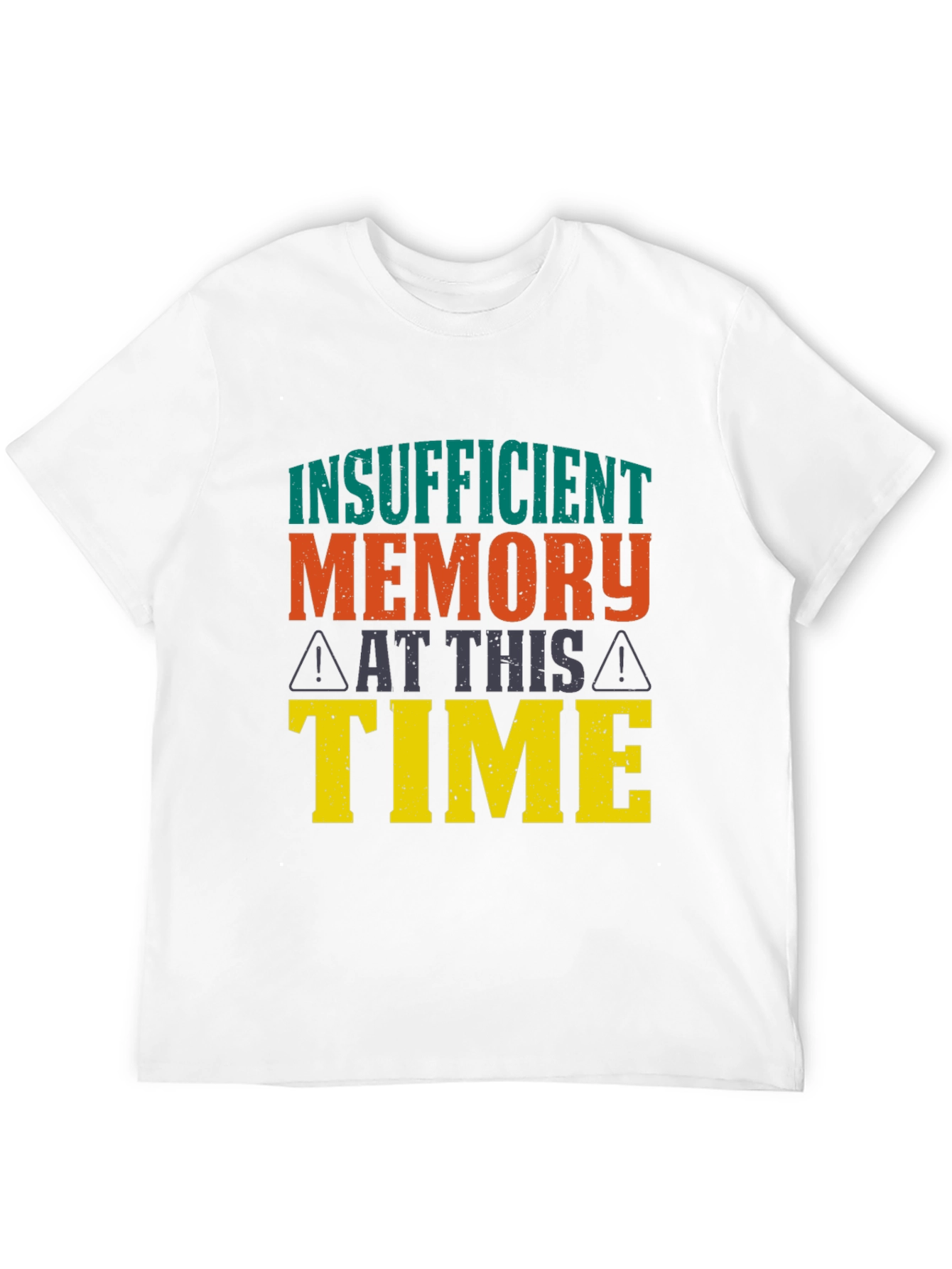 Black Insufficient Memory T-Shirt view 12