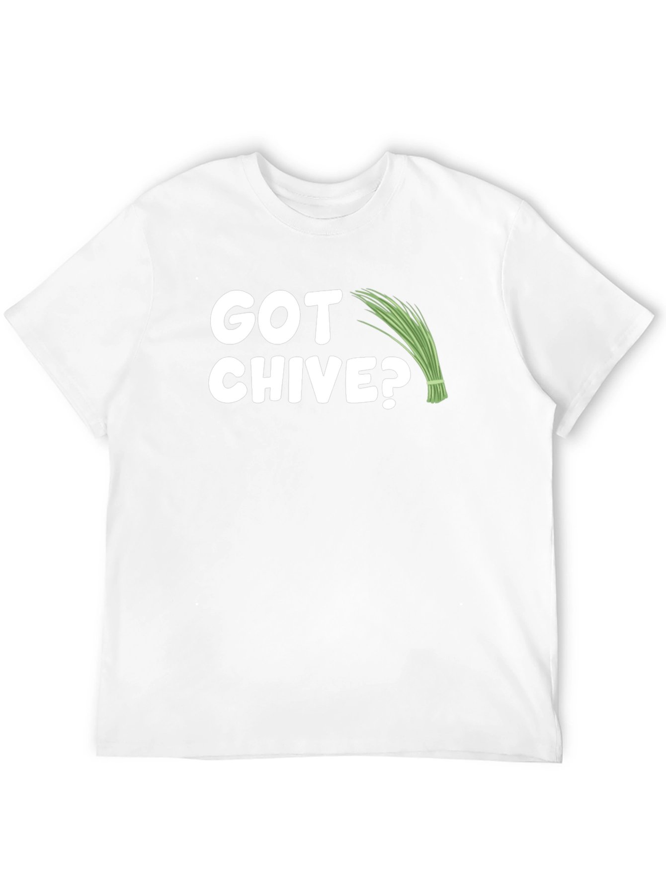 Black Got Chive? Funny Herb T-Shirt view 12