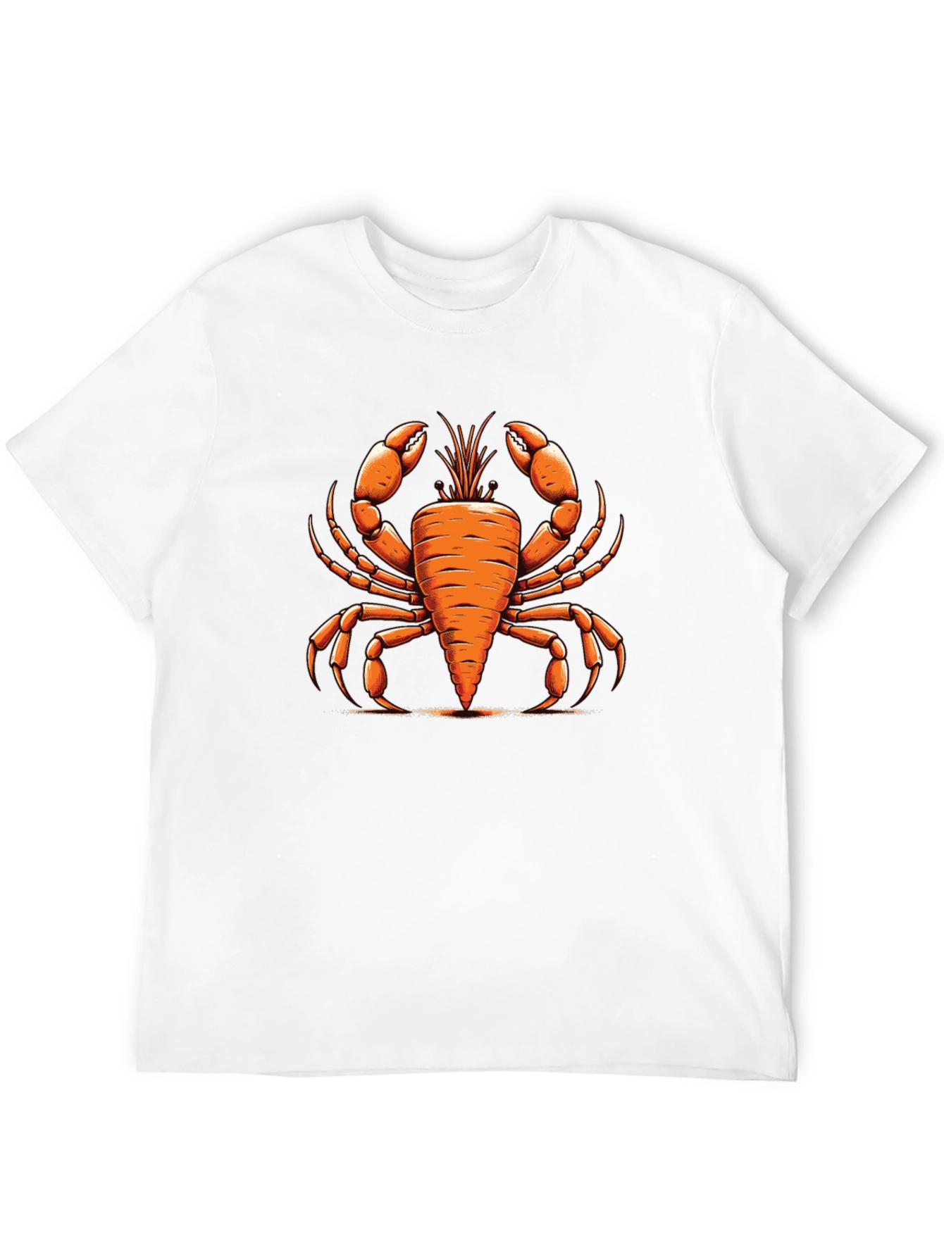 Black Carrot Crab Graphic T-Shirt - Black view 12