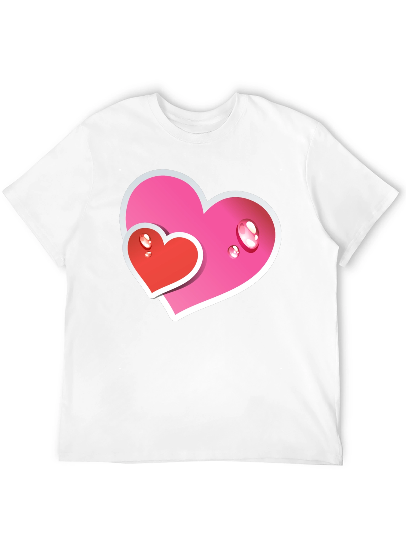 Black Heart Graphic Tee - Black Casual T-Shirt view 12