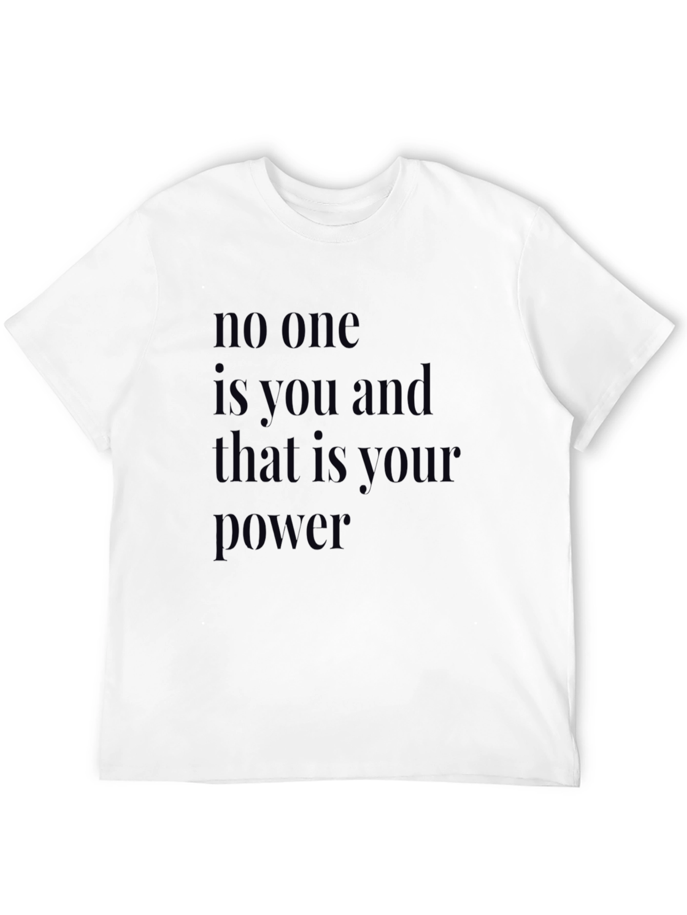 Black Empowering Statement Black T-Shirt view 12