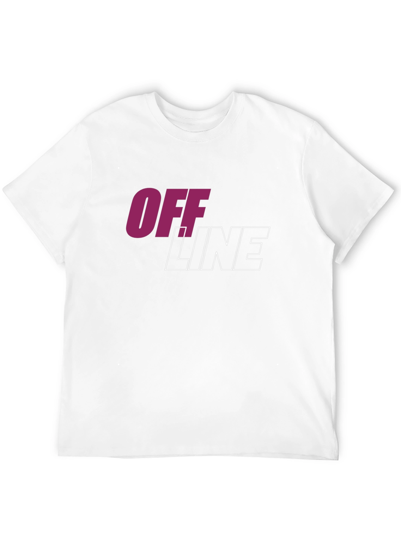 Black Offline Graphic Tee - Cool & Trendy view 12