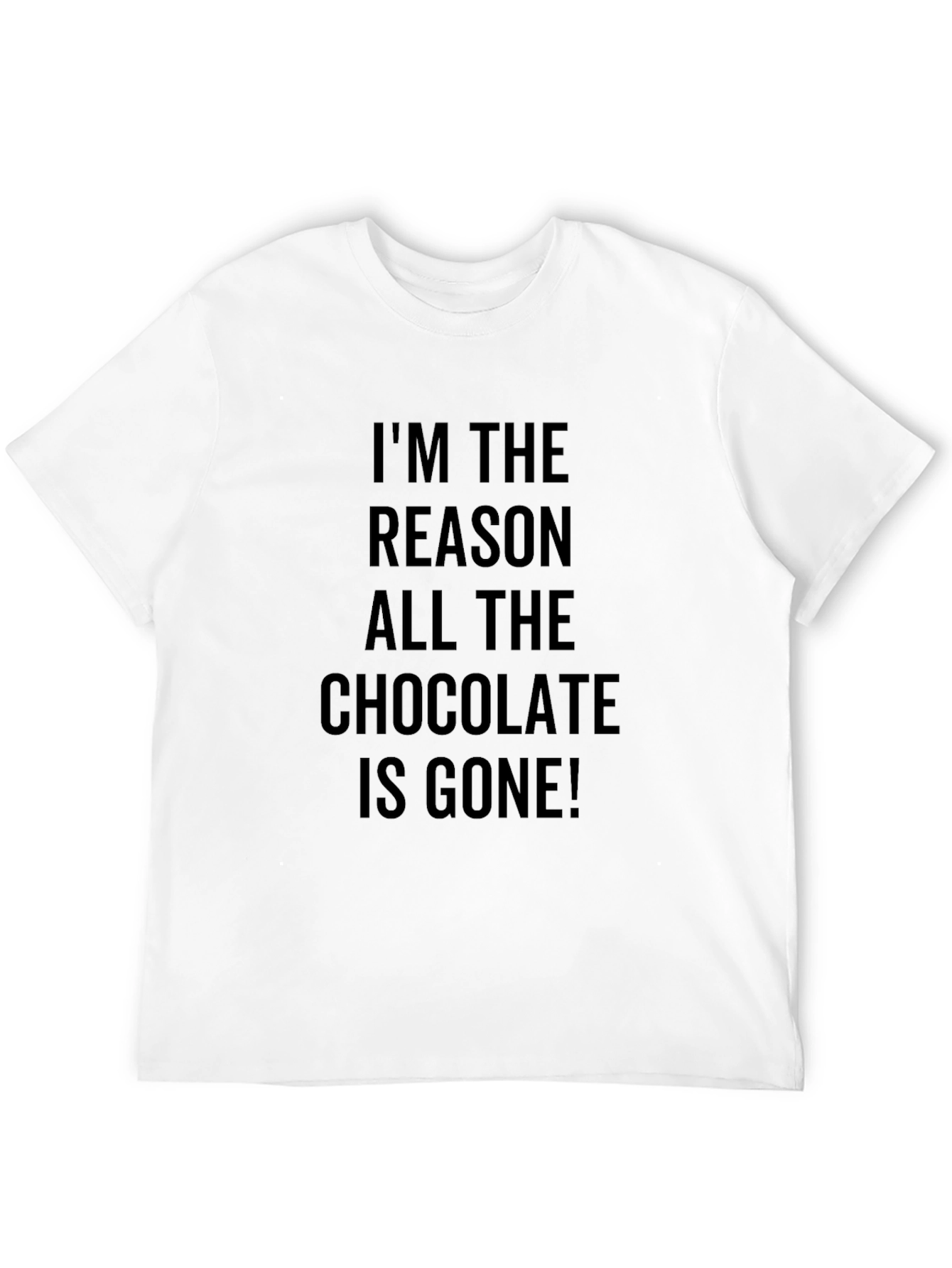 Black Funny Chocolate Lover T-Shirt view 12