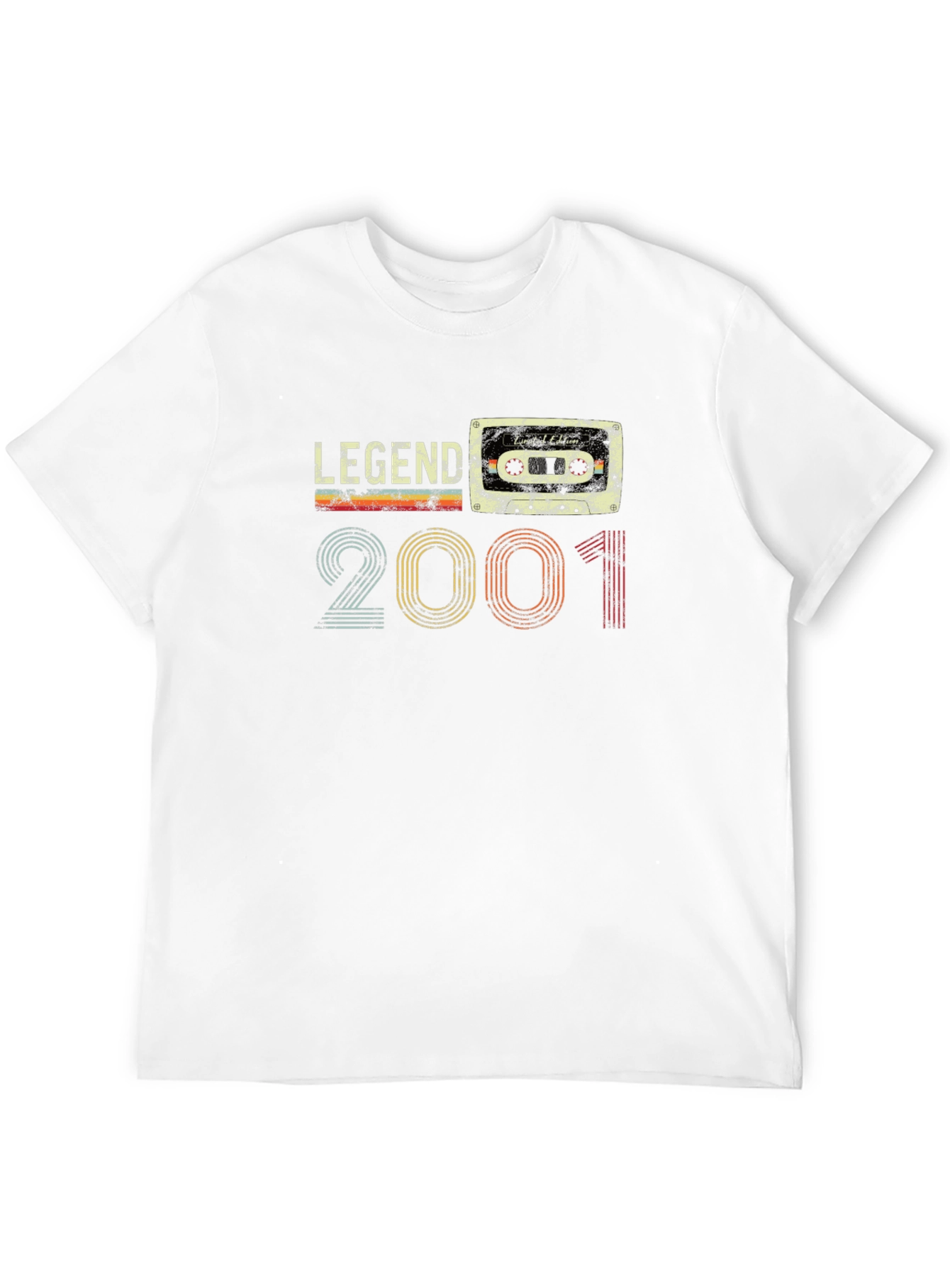 Black Legend Since 2001 Cassette Tape Graphic T-Shirt view 12