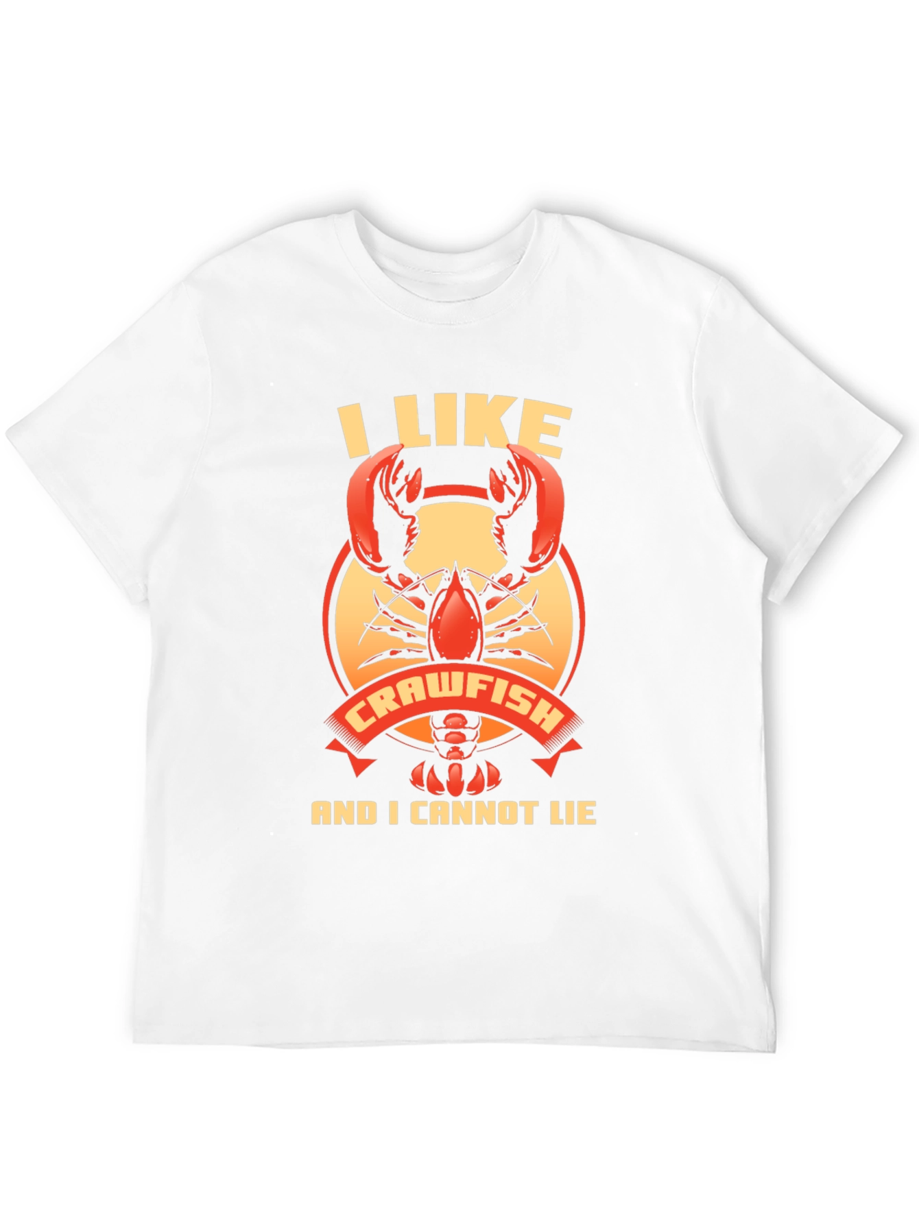 Black I Like Crawfish T-Shirt - Funny Graphic Tee view 12