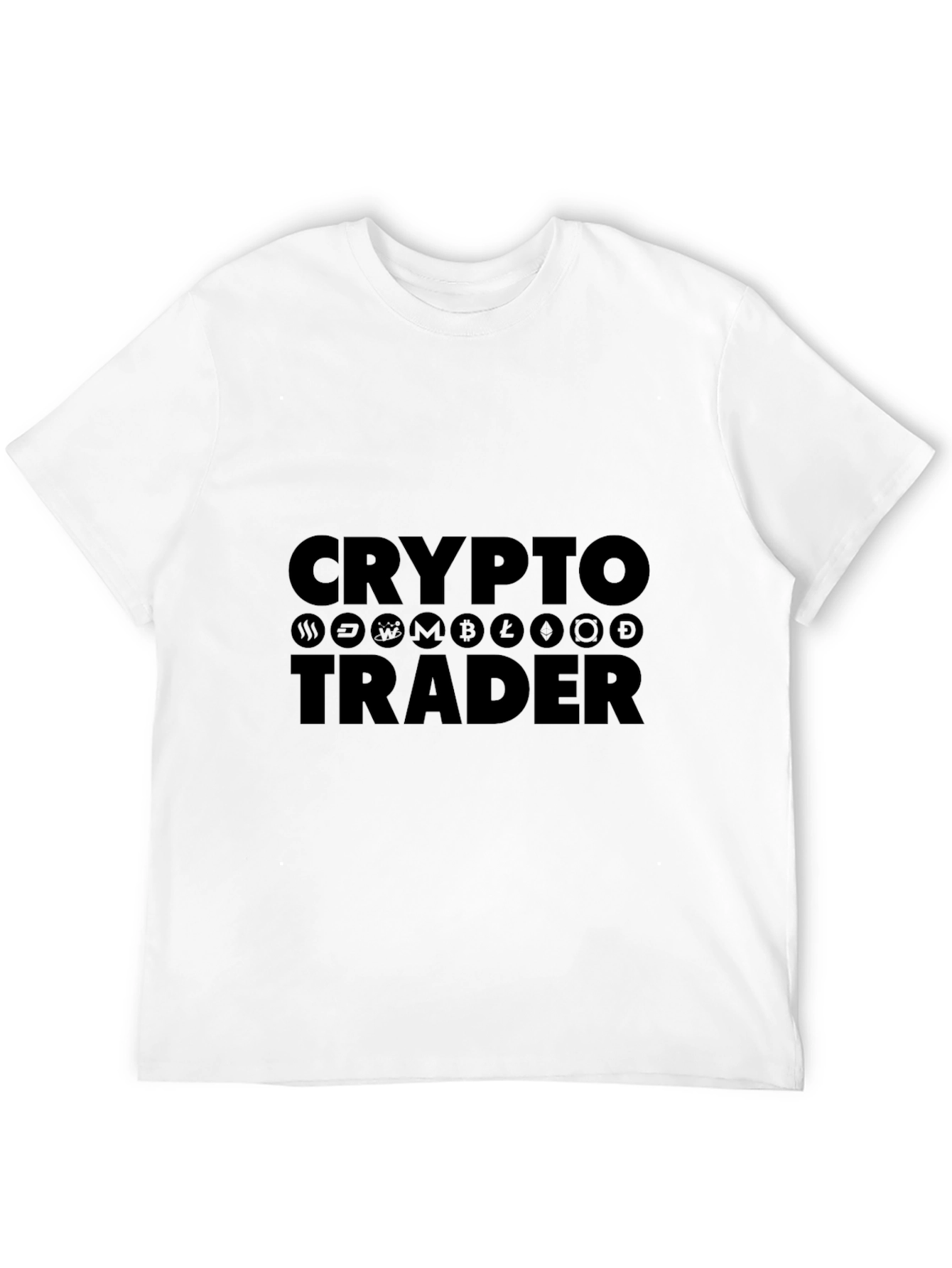 Black Crypto Trader Black T-Shirt view 12