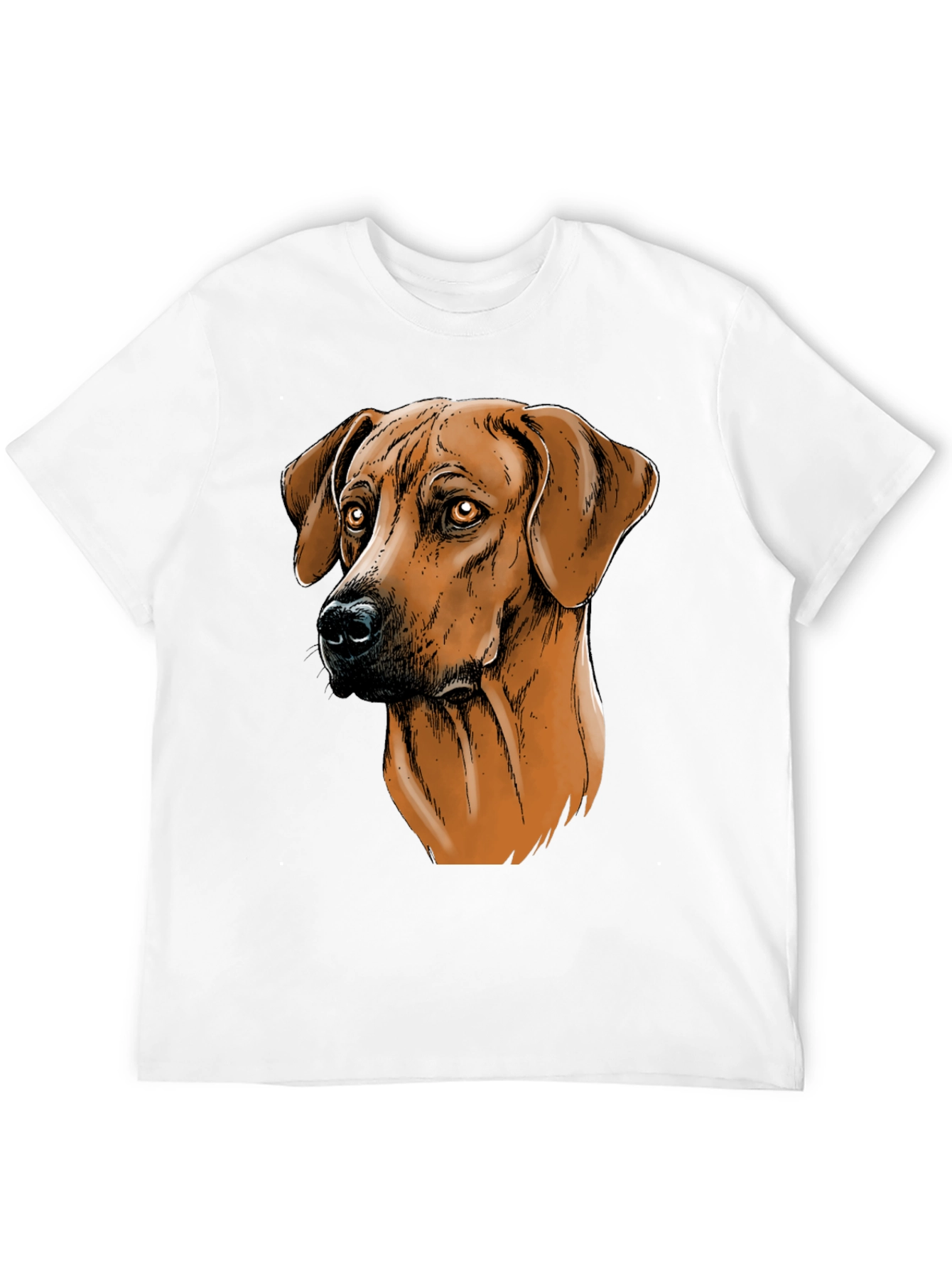 Black Rhodesian Ridgeback Dog Graphic T-Shirt view 12