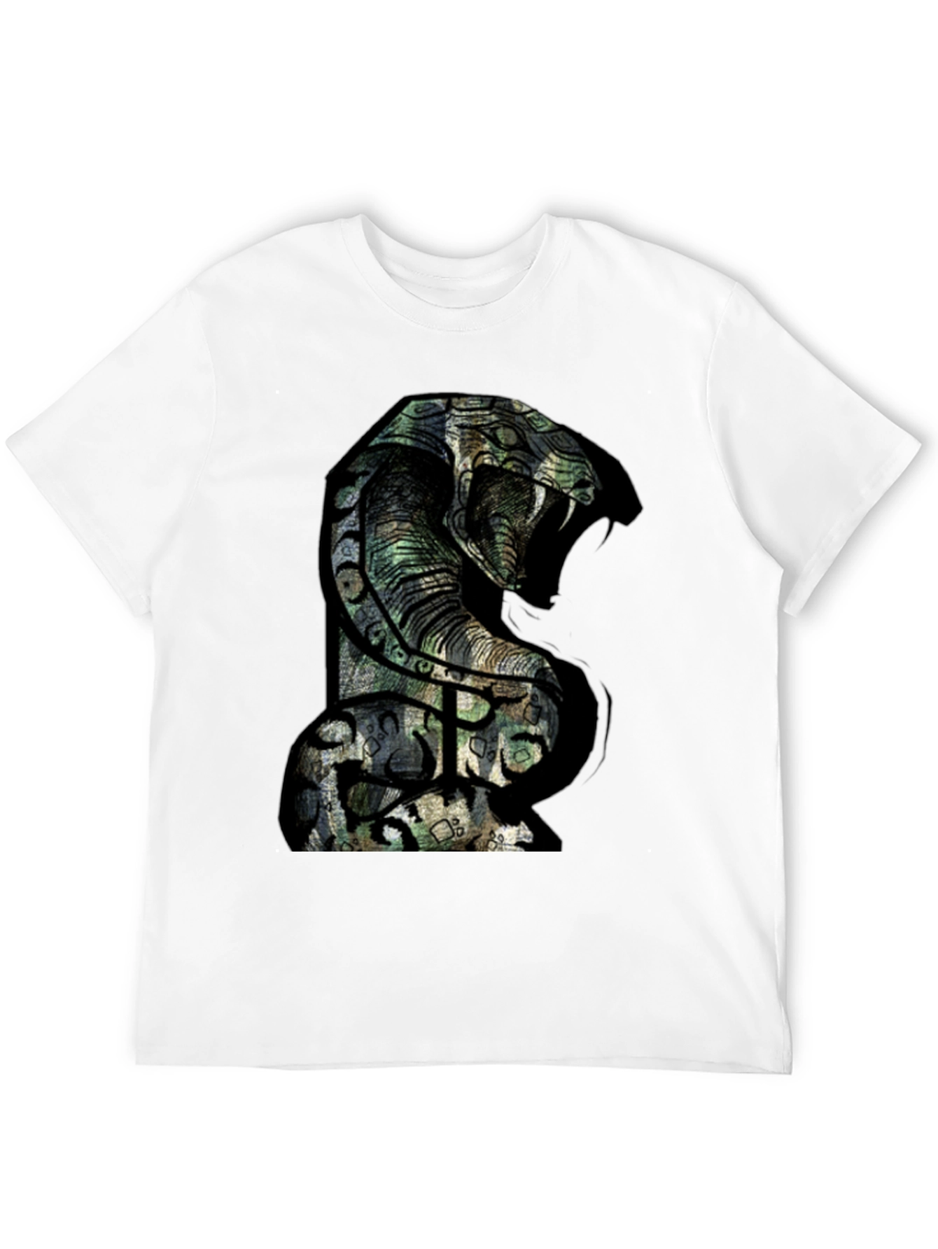 Men's Cobra Graphic T-Shirt - Bold Snake Design - 12