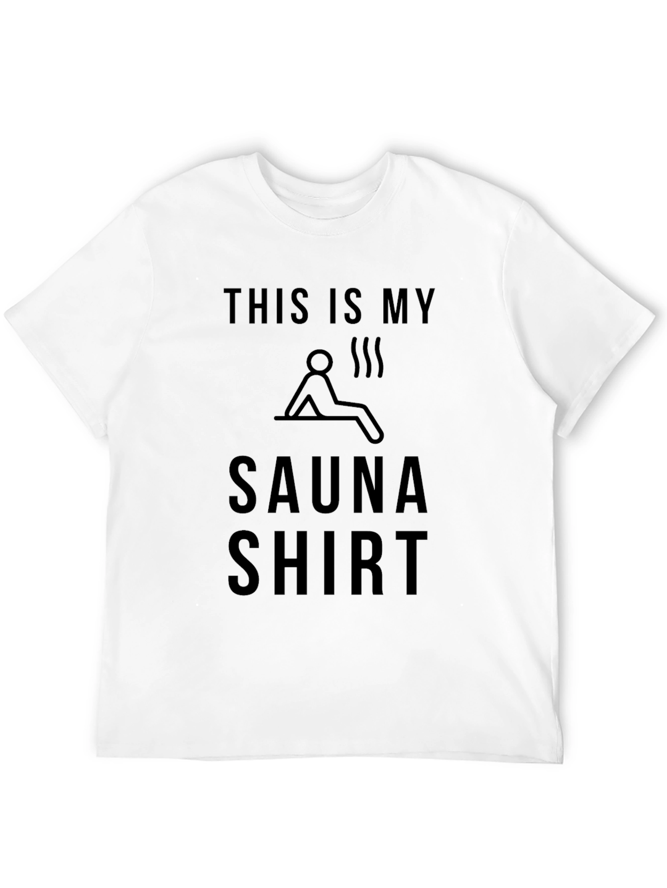 Black Sauna Shirt - This Is My Sauna Shirt - Funny Sauna T-Shirt view 12
