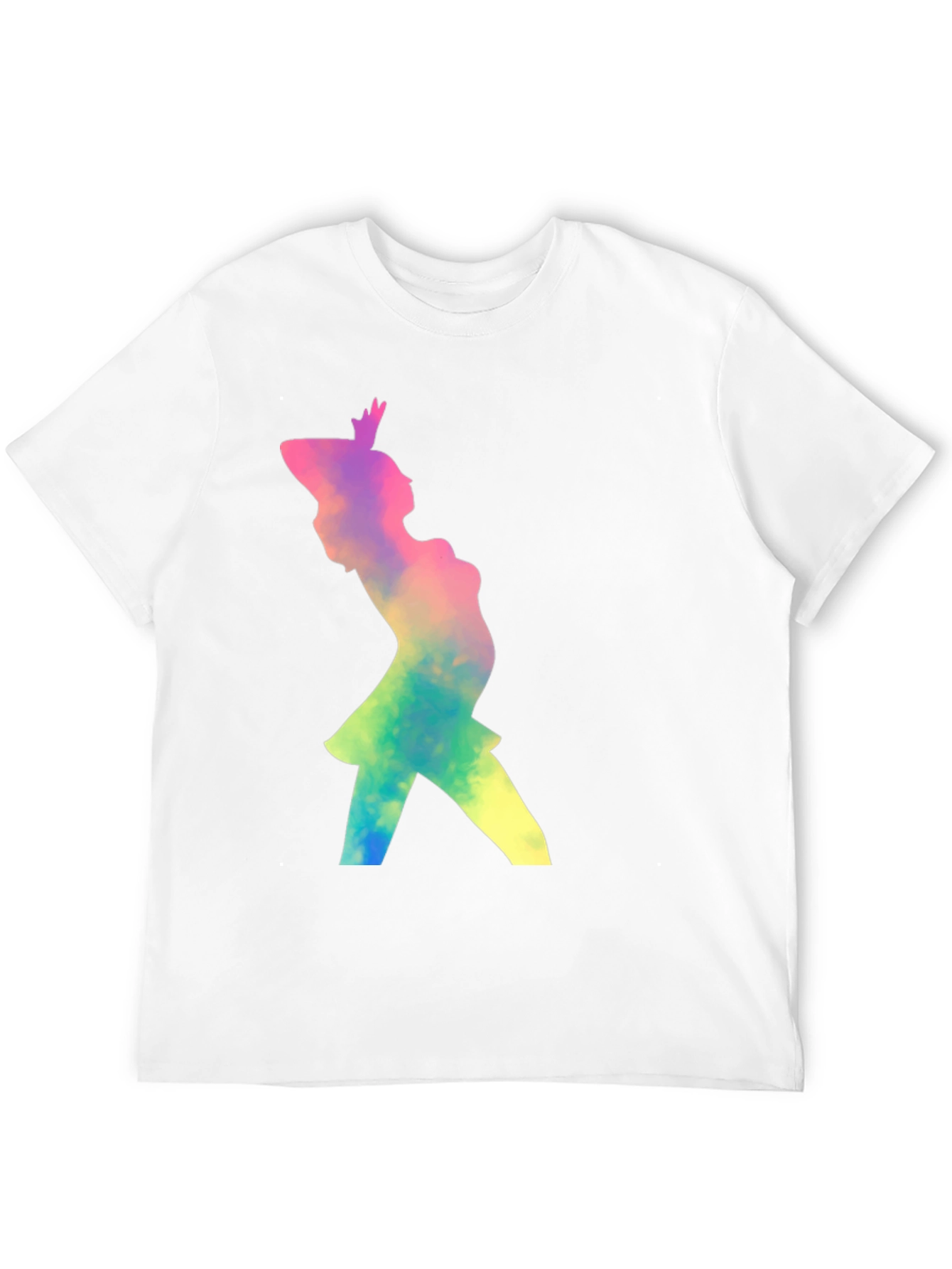 Black Silhouette Graphic Tee - Unisex Black T-Shirt view 12