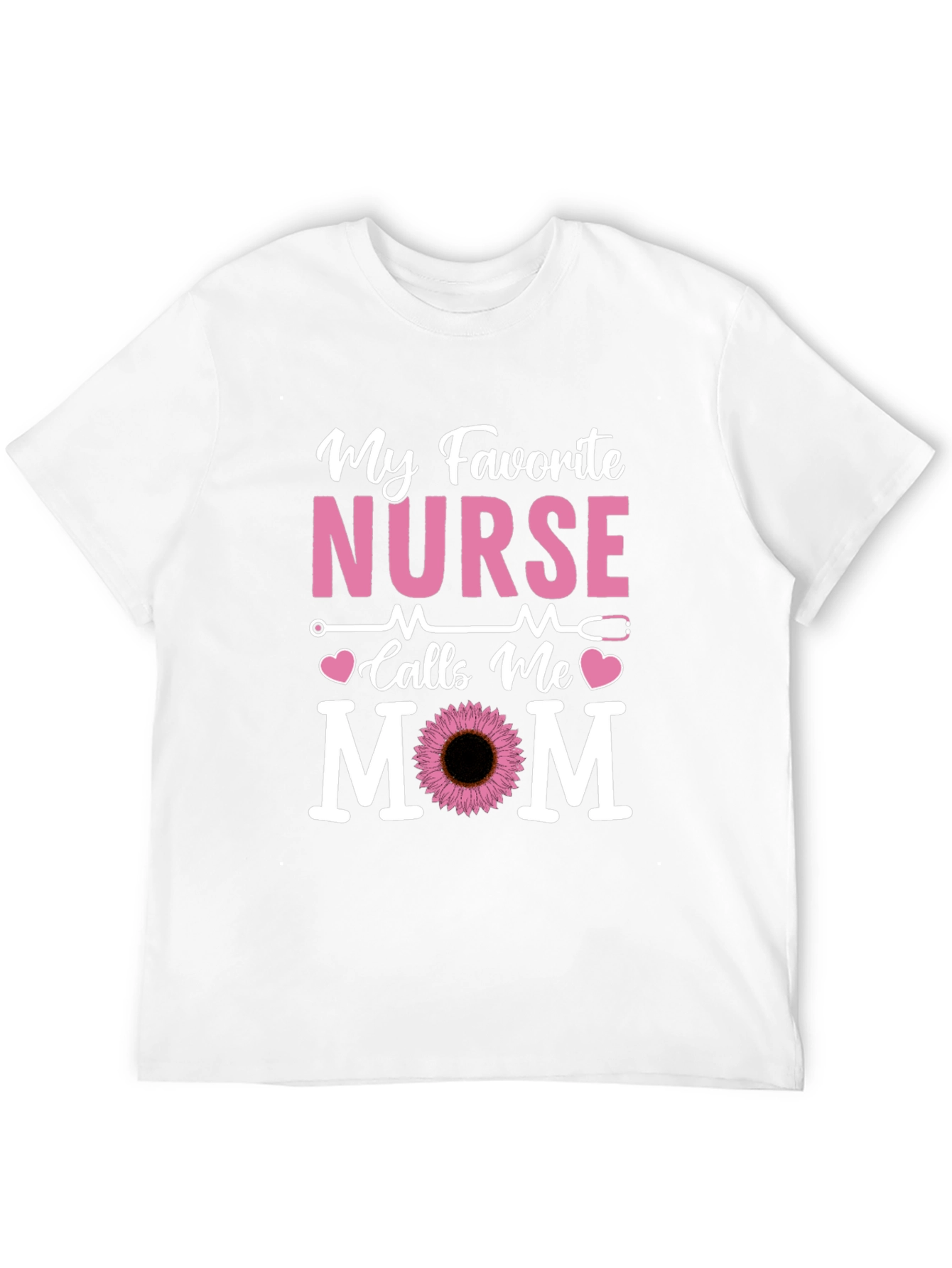 Black My Favorite Nurse Calls Me Mom T-Shirt view 12