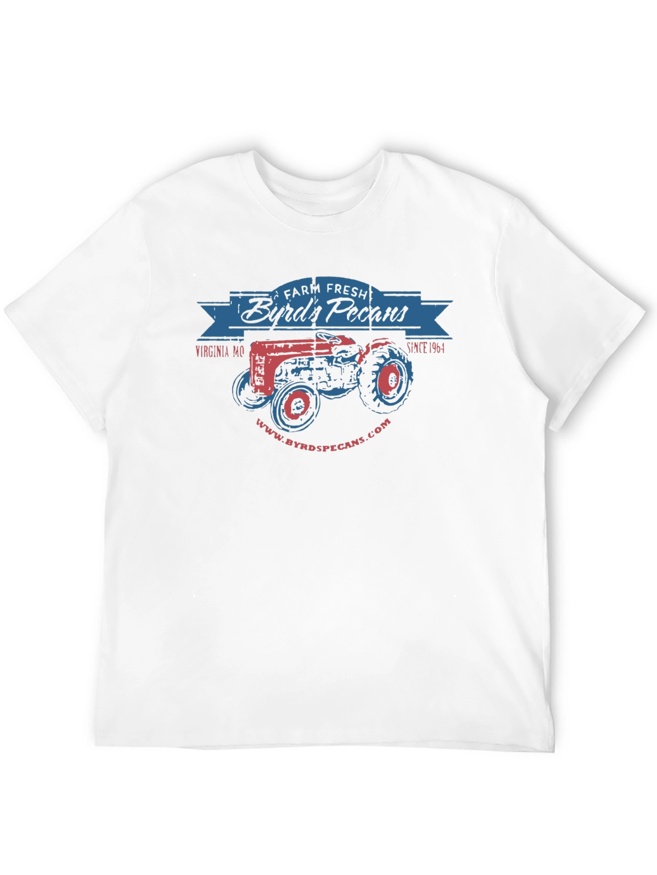 Black Byrd's Pecans Tractor T-Shirt view 12