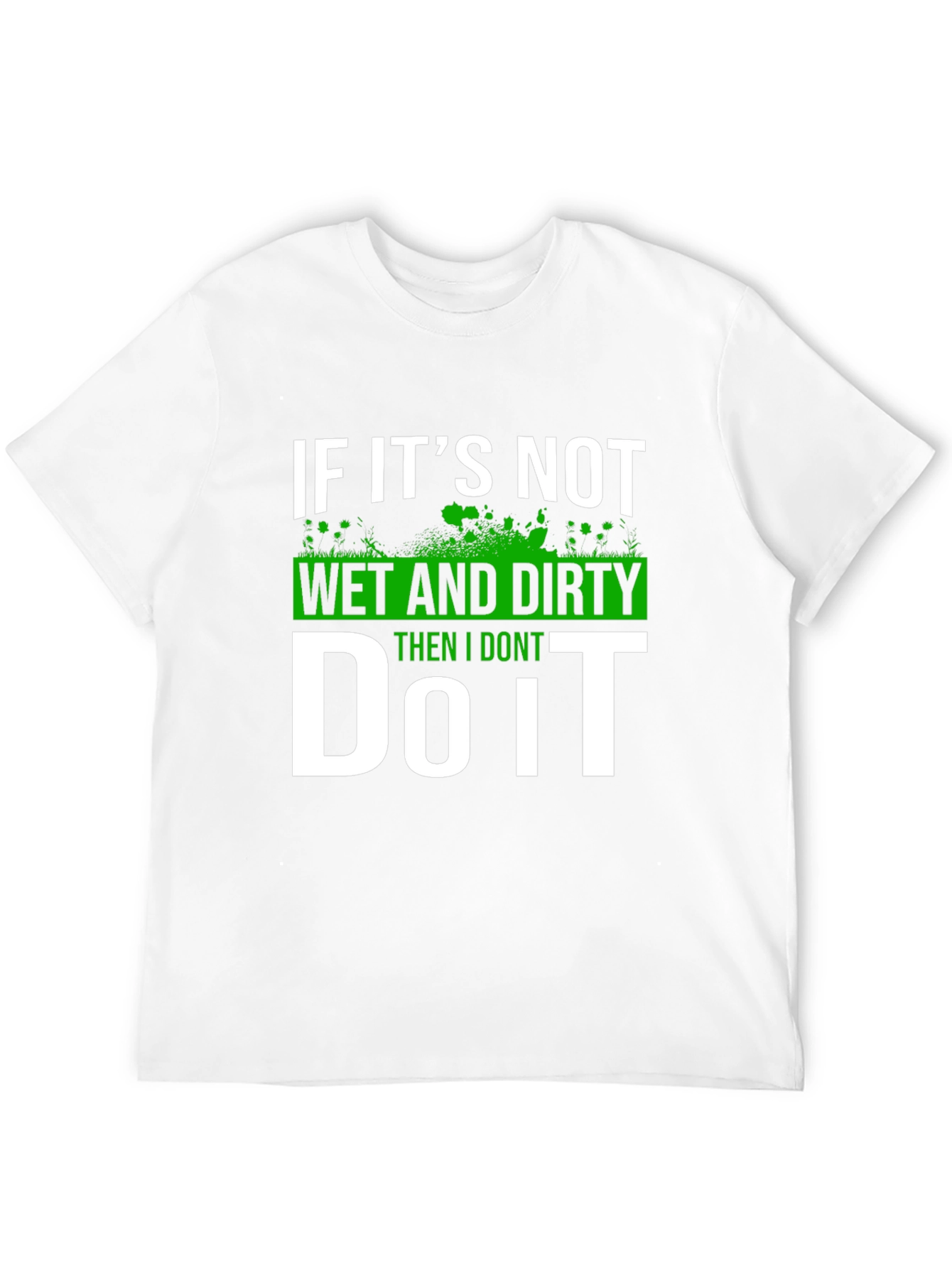 Black Wet and Dirty T-Shirt - Funny Graphic Tee view 12