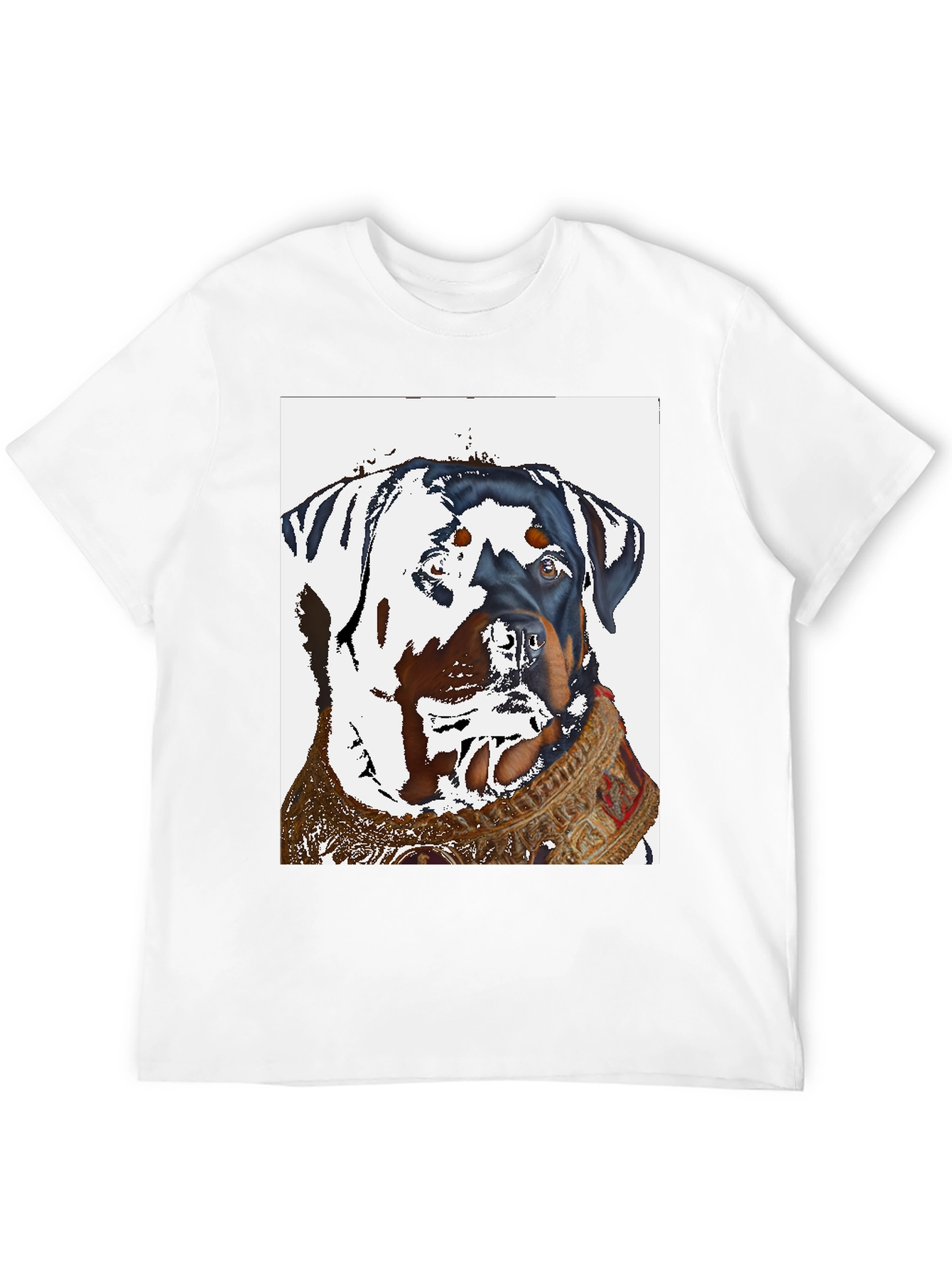 Black Rottweiler Dog T-Shirt - Cool Artistic Design view 12