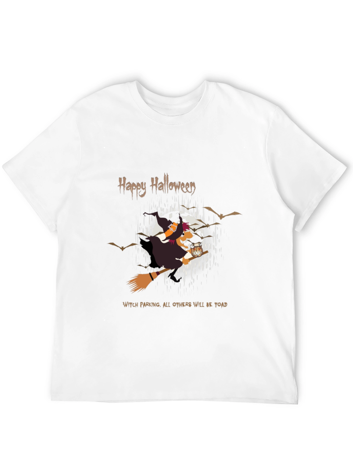 Happy Halloween Witch Parking T-Shirt - 12
