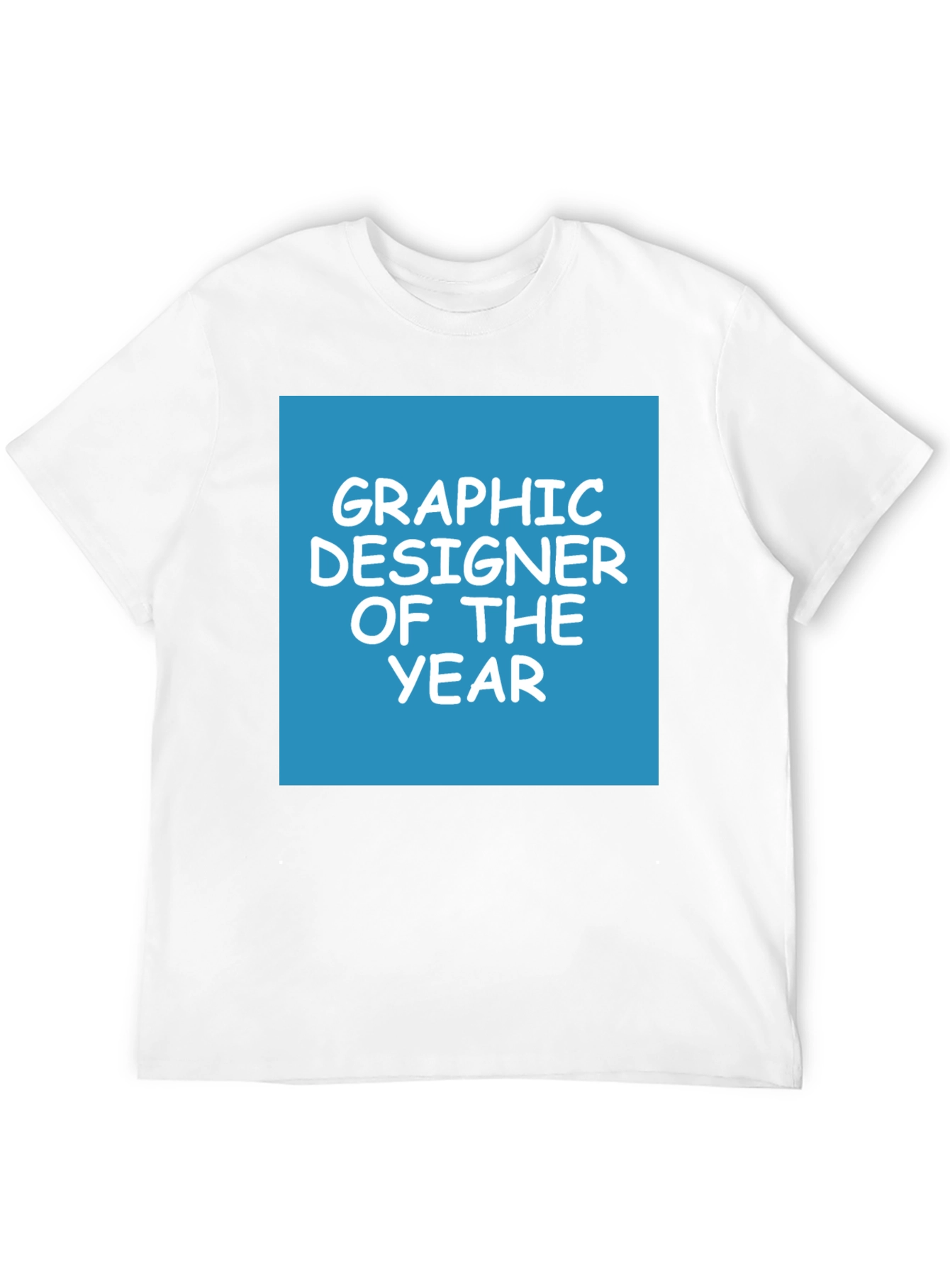 Graphic Designer of the Year Tee - Black Cotton Blend - 12