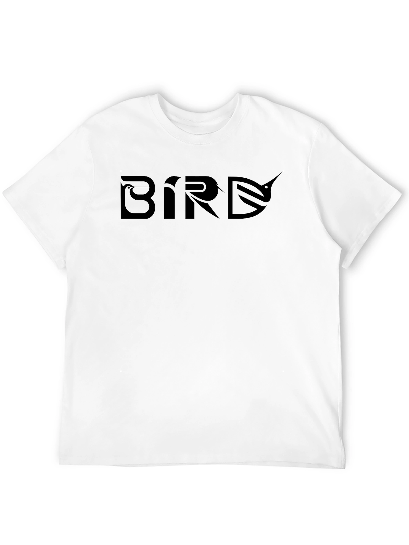 Black BIRD Graphic Tee - Soft Cotton Blend view 12