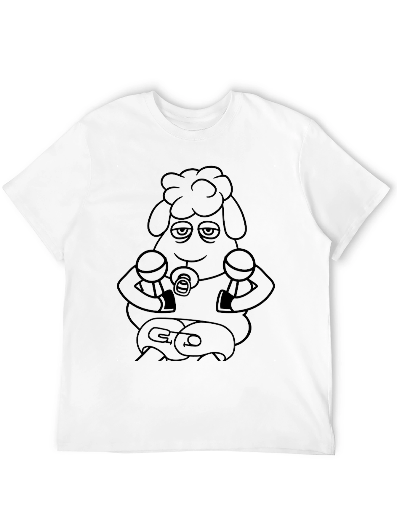 Shaun the Sheep Go! Black T-Shirt - 12