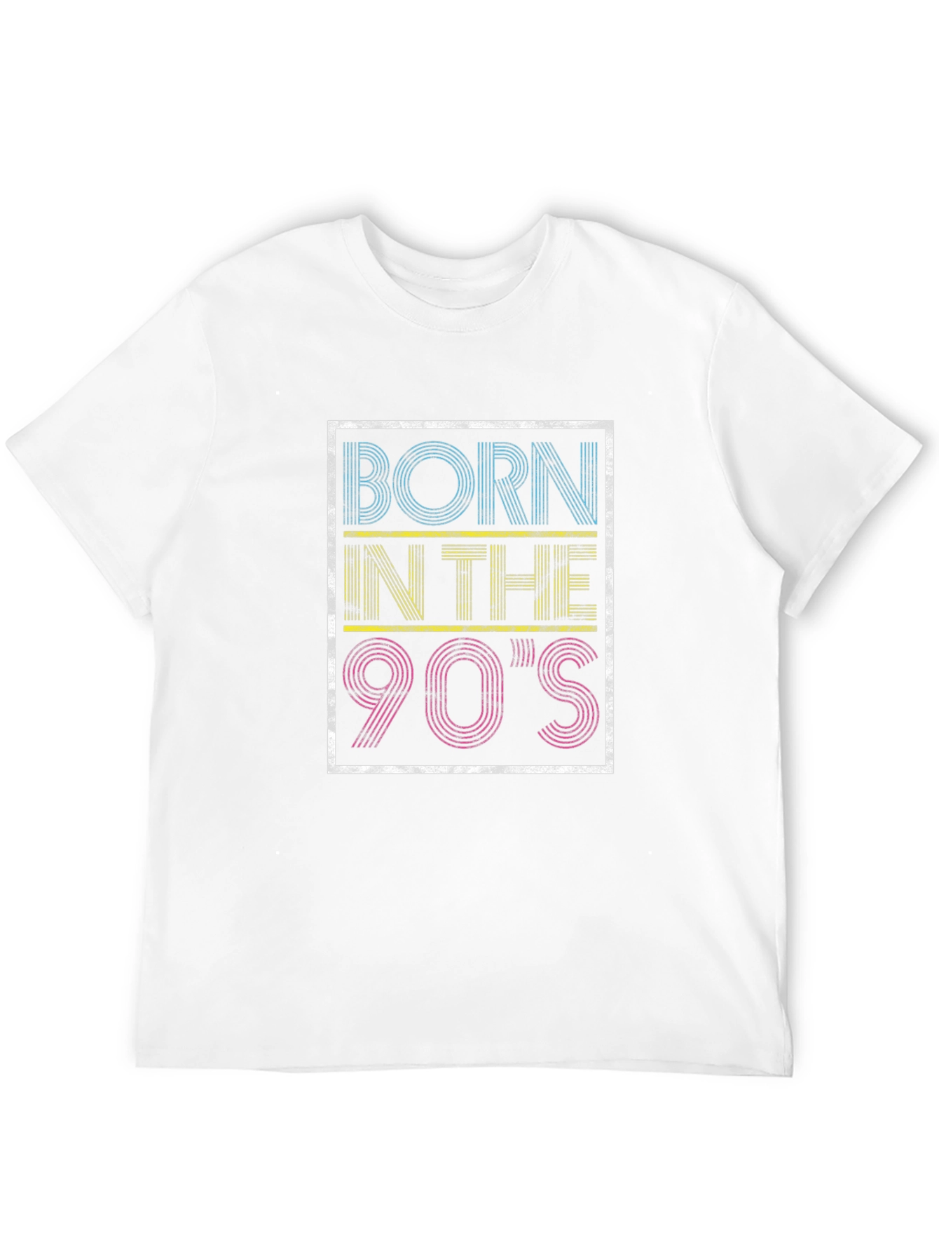 Black Born in the 90's Retro T-Shirt view 12