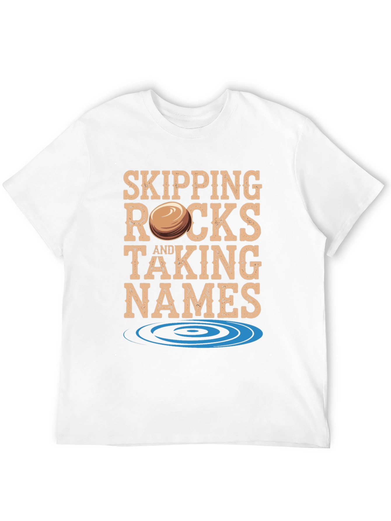 Black Skipping Rocks & Taking Names Graphic Tee view 12