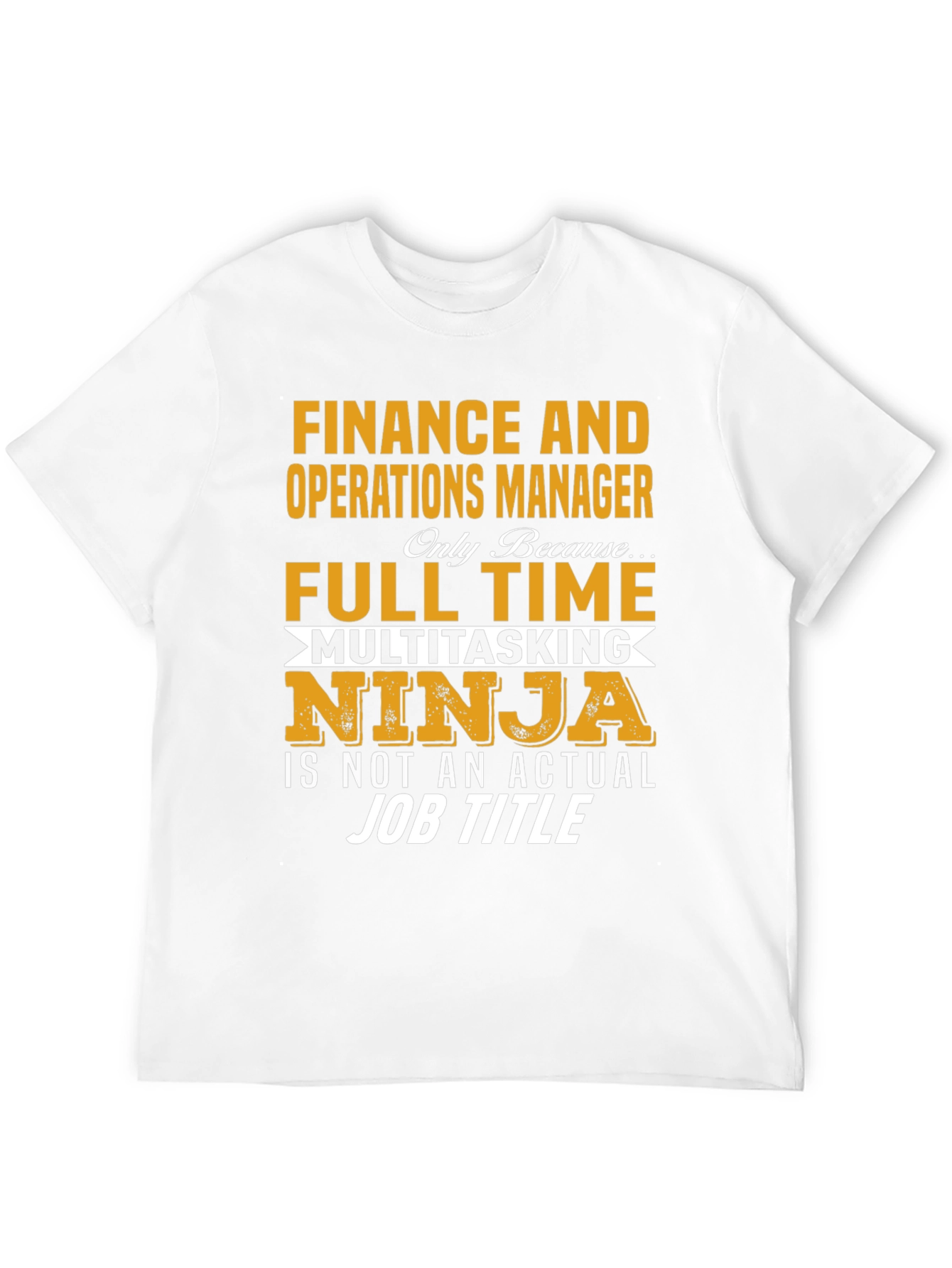 Black Finance Operations Manager T-Shirt view 12