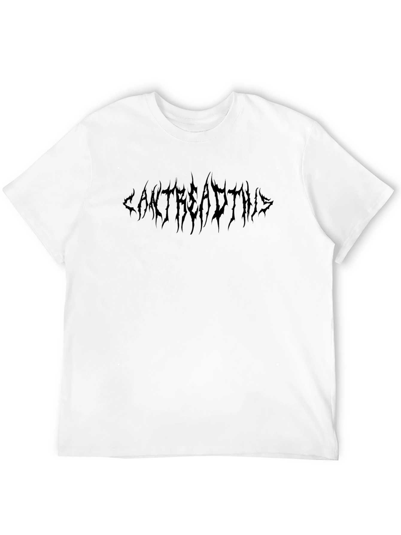 Black Edgy Black 'CAN'TREADTHIS' Graphic Tee view 12