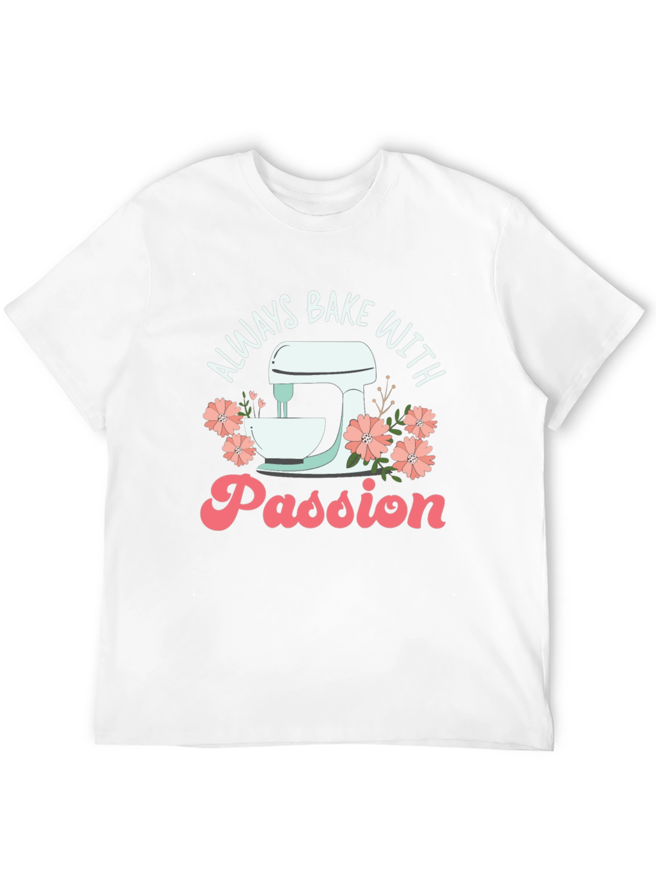 Black Always Bake with Passion Black Graphic Tee view 12