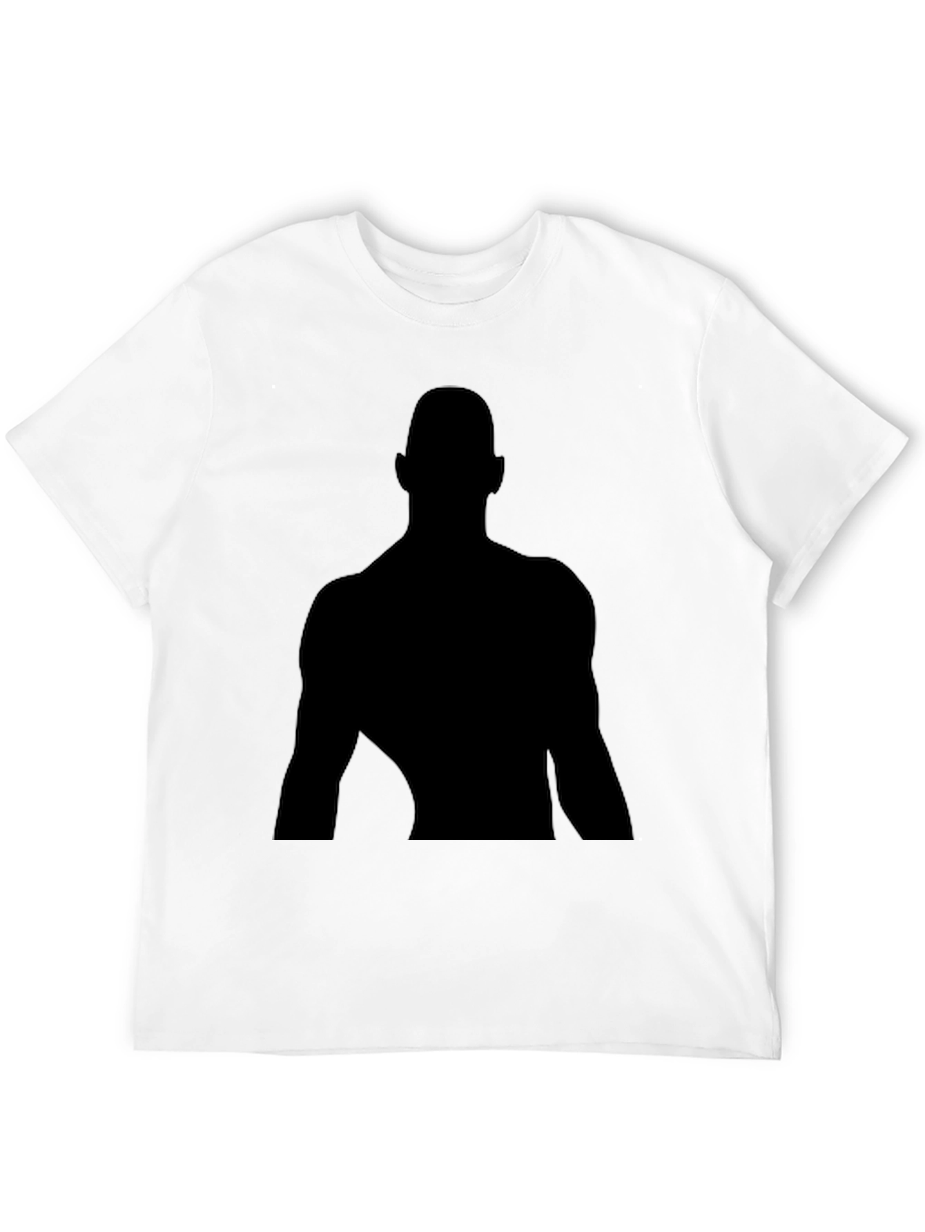 Black Silhouette Graphic Black T-Shirt - Classic Fit view 12